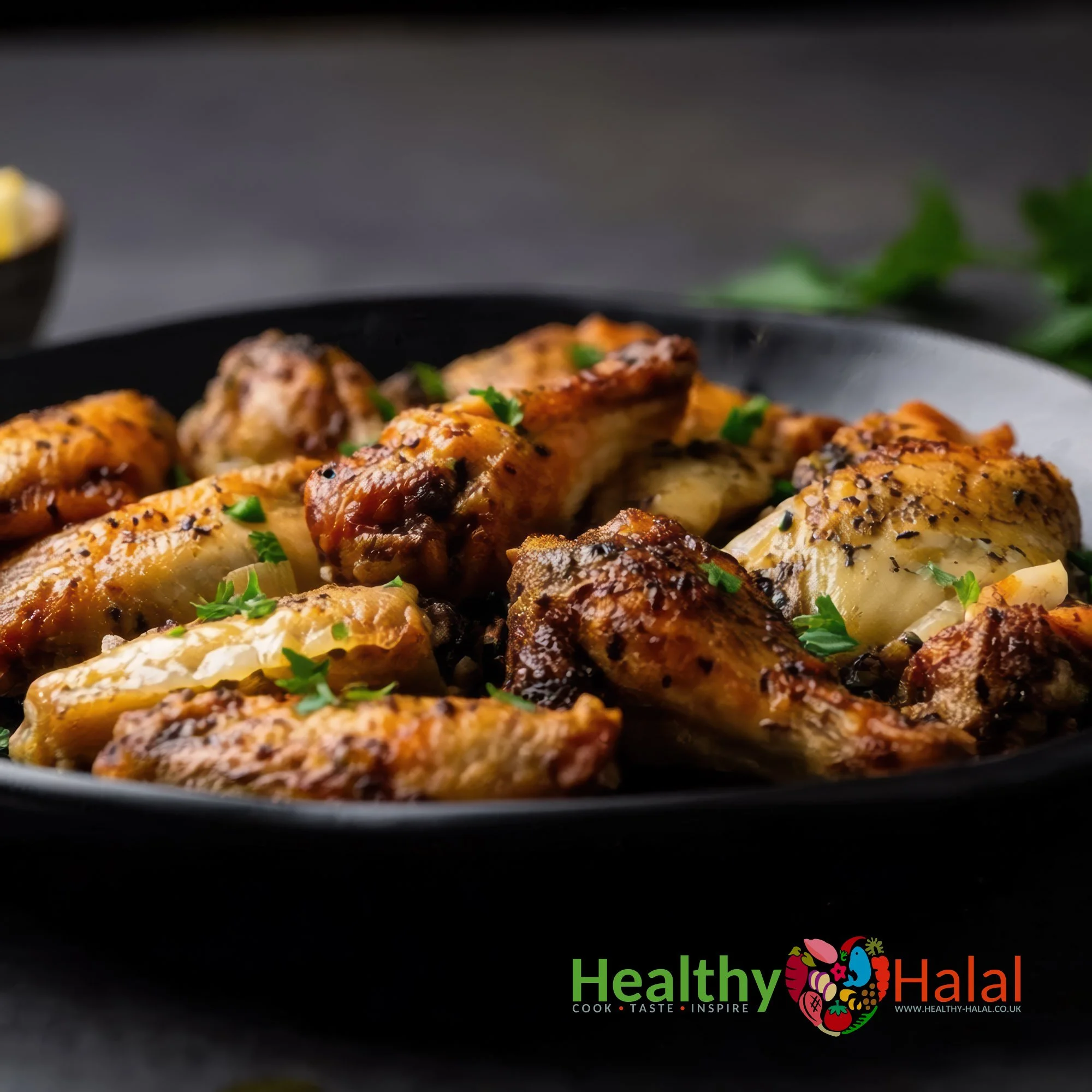 Classic Italian Chicken Wings - Healthy Halal