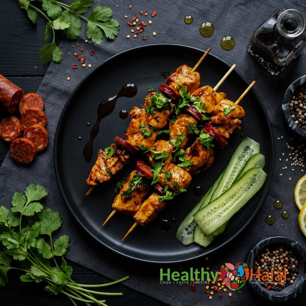 Chorizo & Chicken Kebabs