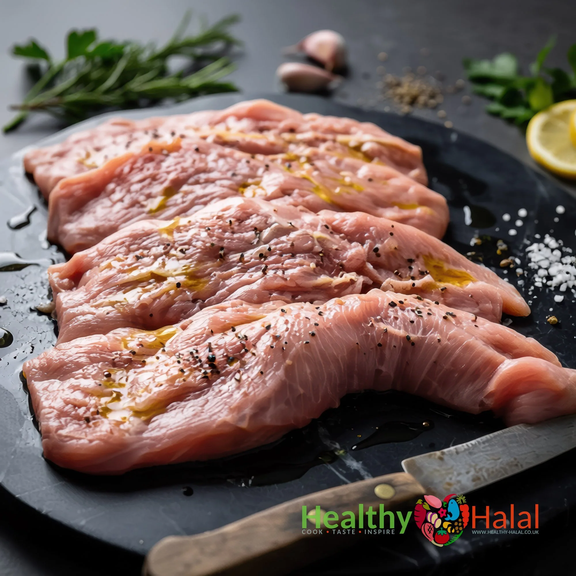 Halal Fresh Turkey Escalopes - Healthy Halal
