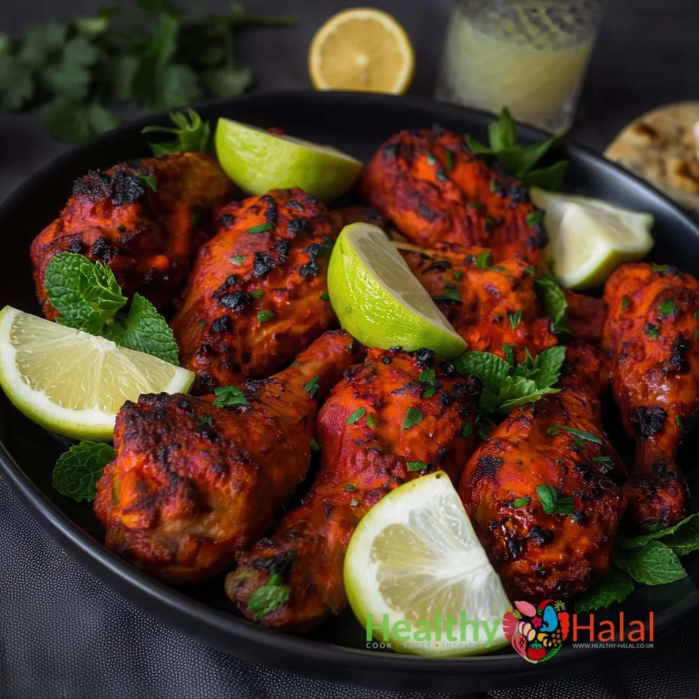 Tandoori Chicken Drumsticks - Healthy Halal