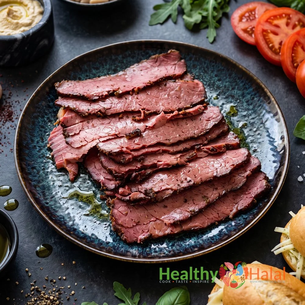 Halal Beef Pastrami With Black Pepper - Healthy Halal