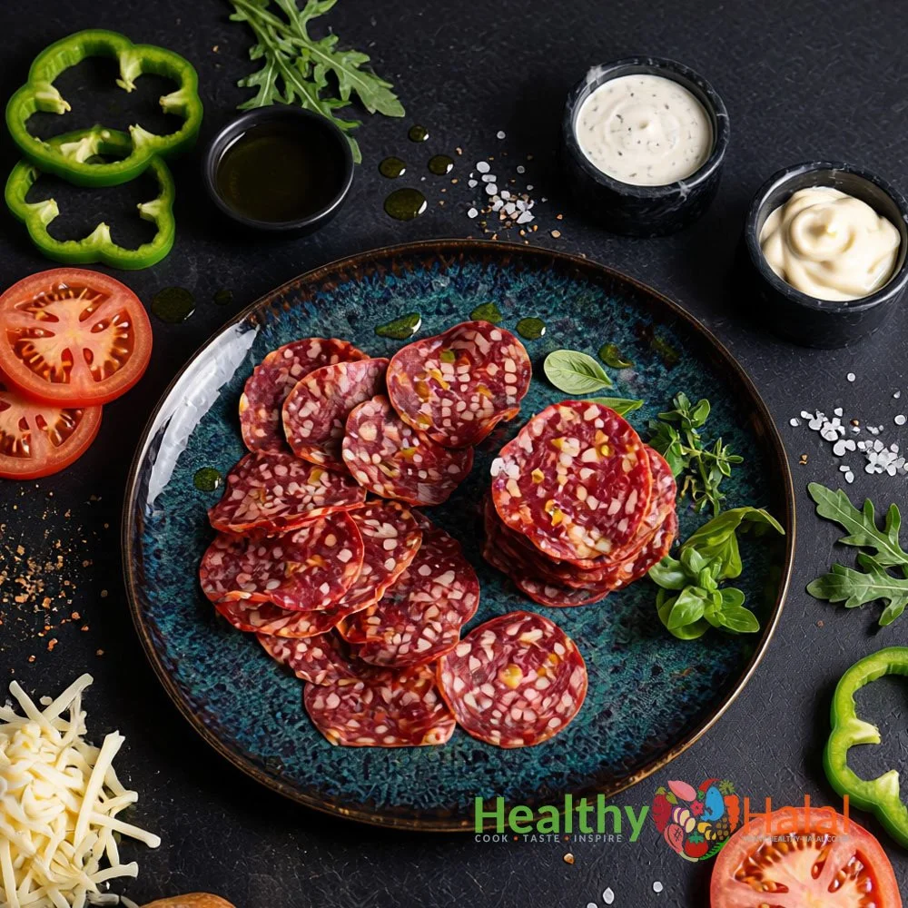 Halal Beef & Chicken Salami - Healthy Halal