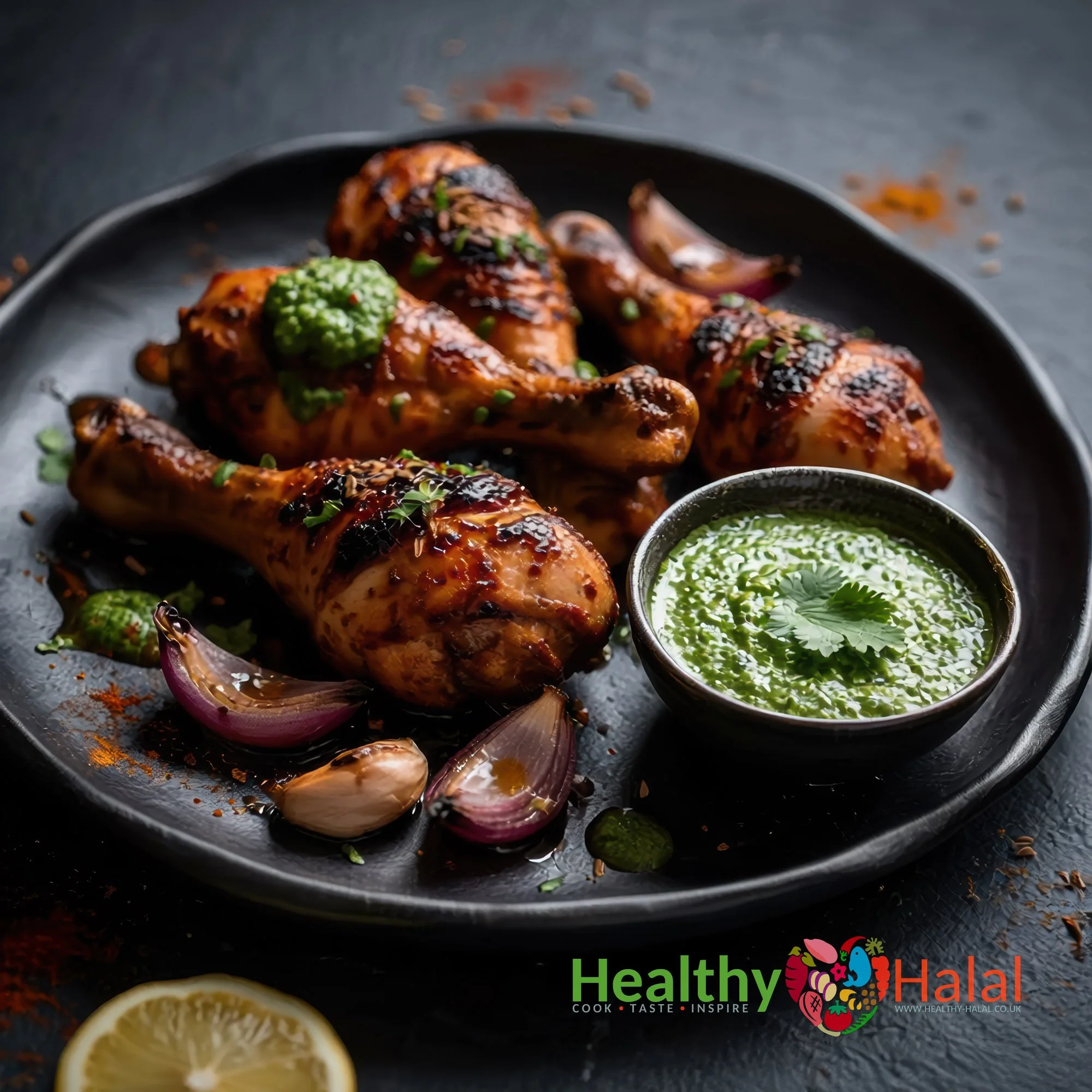 Brazilian Burst Chicken Legs - Healthy Halal