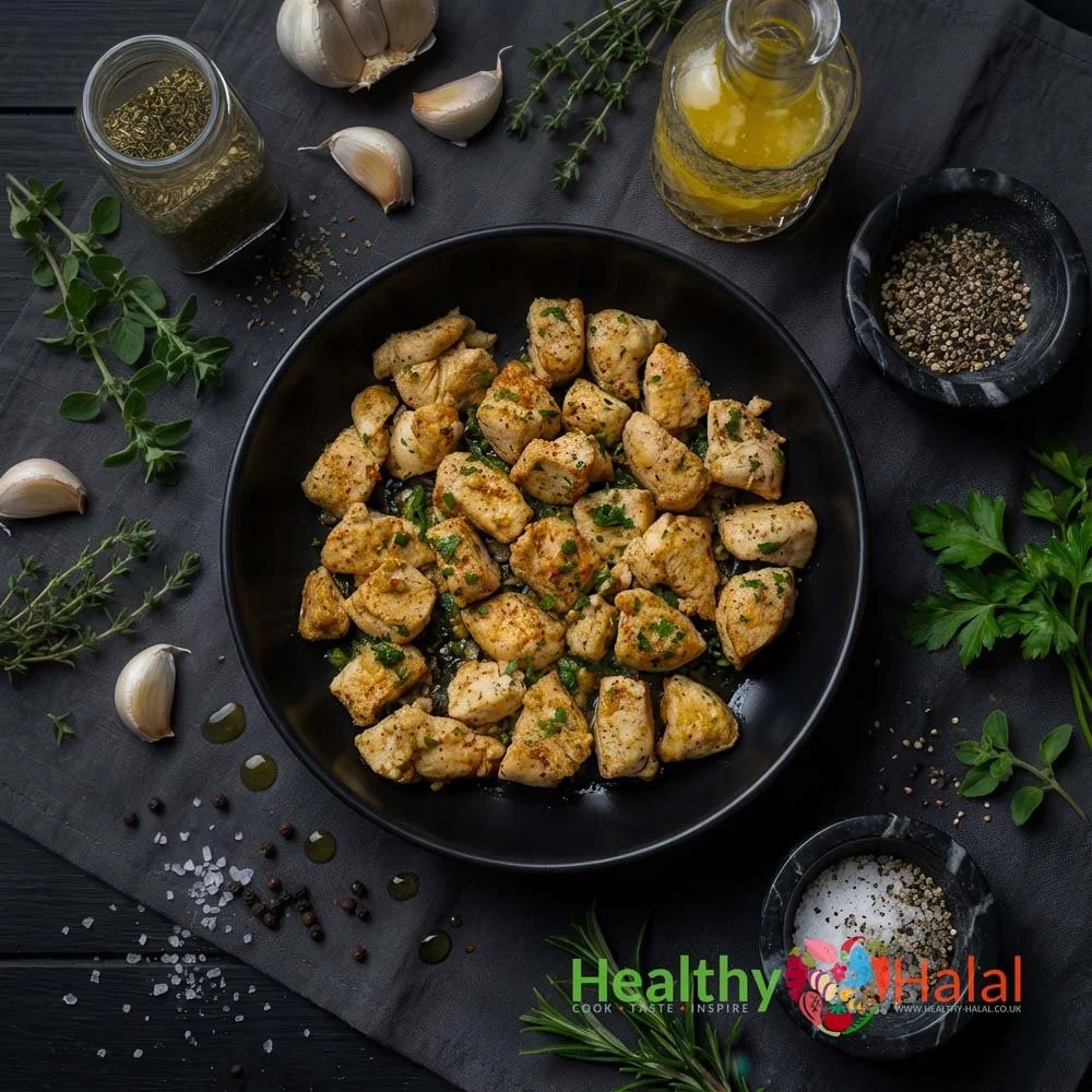 Roasted Garlic & Herb Chicken Breast Bites