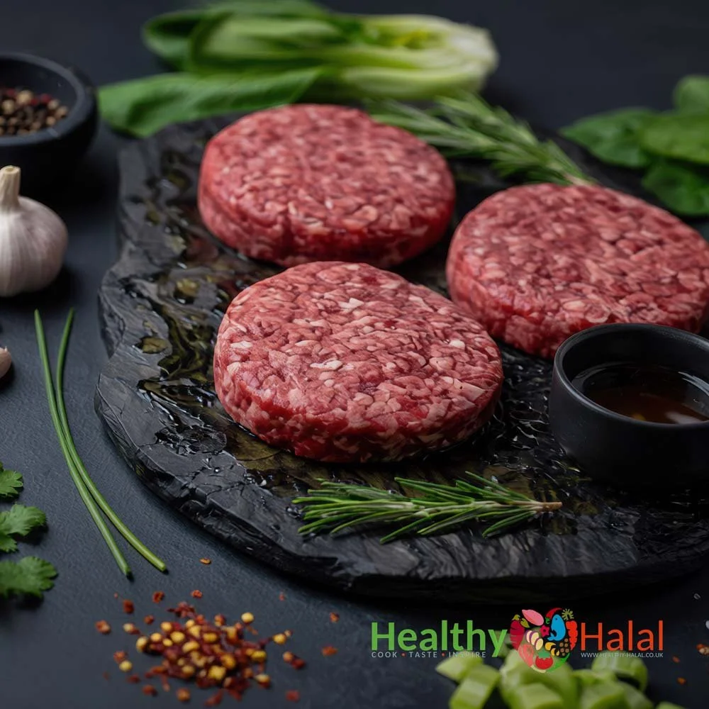 Organic Hand Made Gourmet Lamb Burgers - Healthy Halal