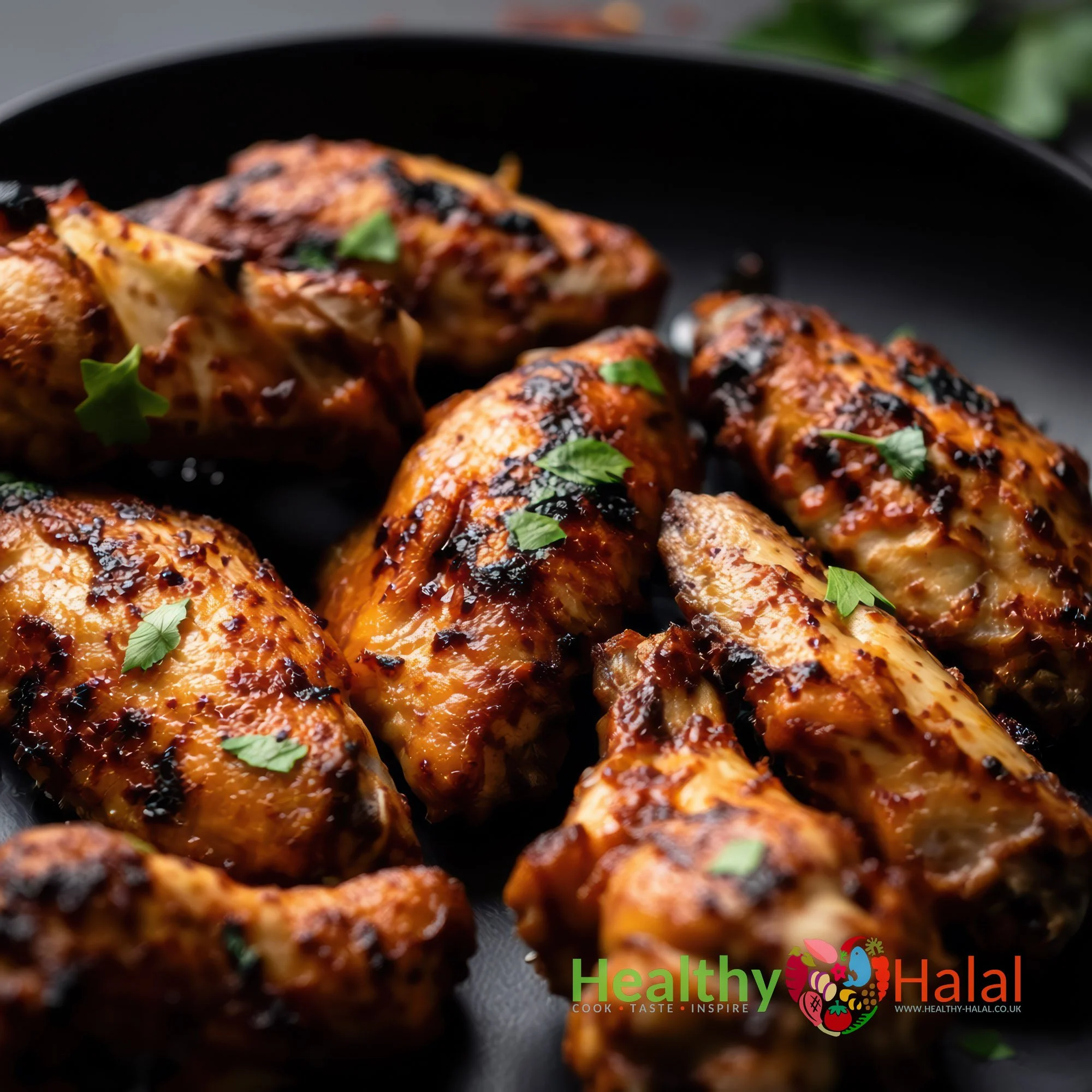 Algerian Herb Chicken Wings - Healthy Halal