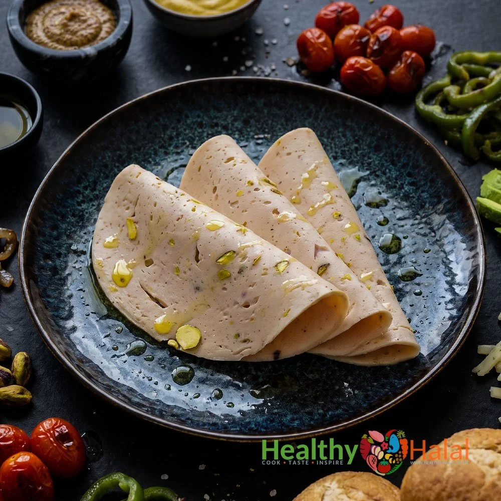 Sliced Chicken & Turkey With Pistachio - Healthy Halal