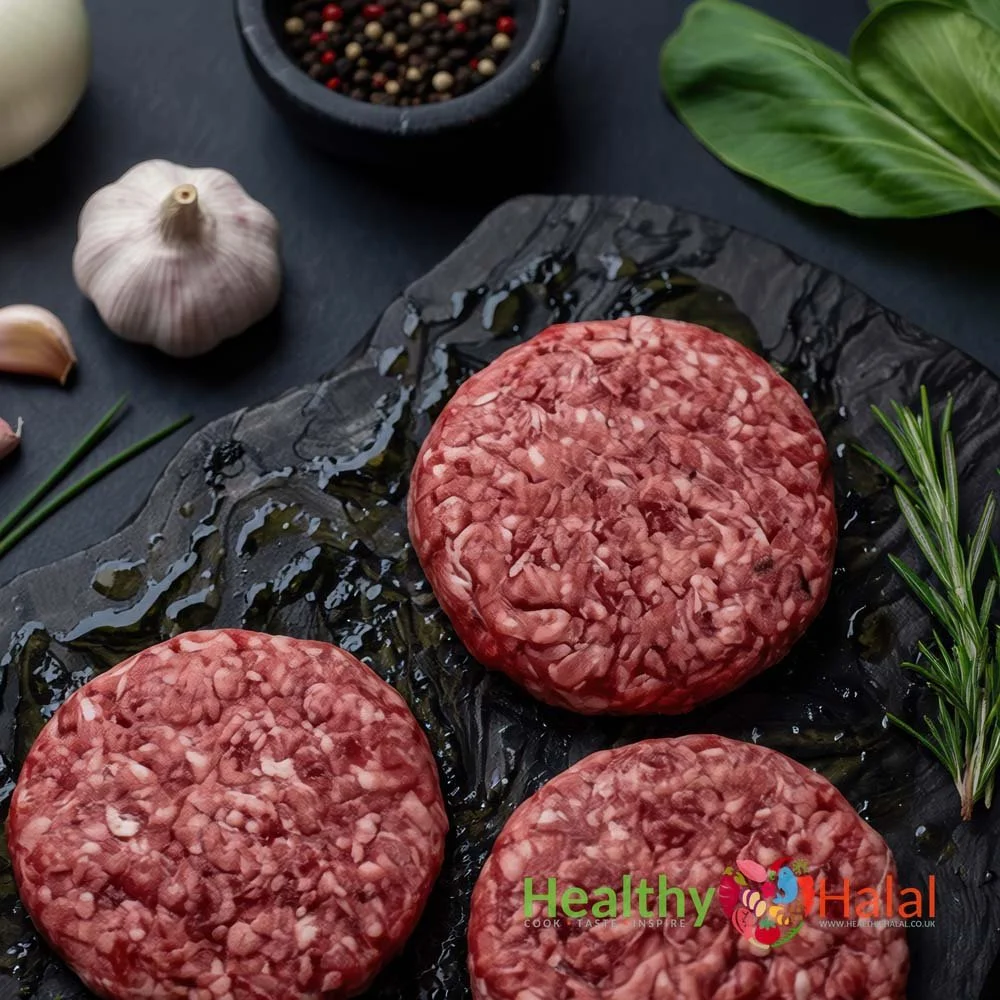 Organic Hand Made Gourmet Lamb Burgers - Healthy Halal