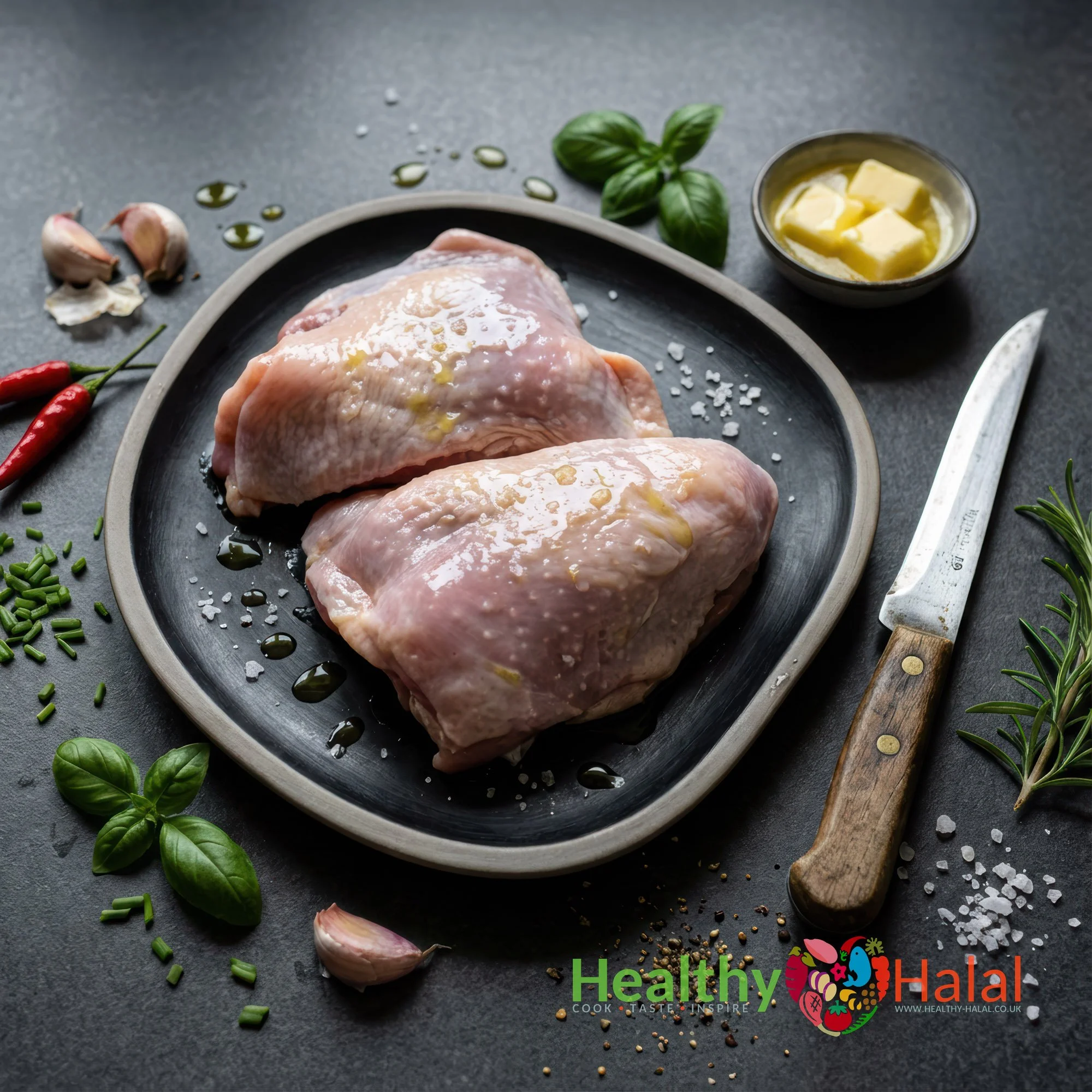 Halal Fresh Turkey Oyster Thighs - Healthy Halal