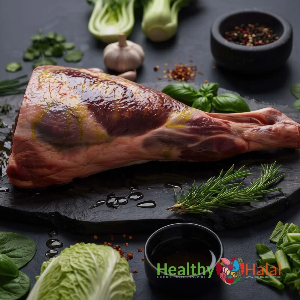 Organic Whole Lamb Leg - Healthy Halal