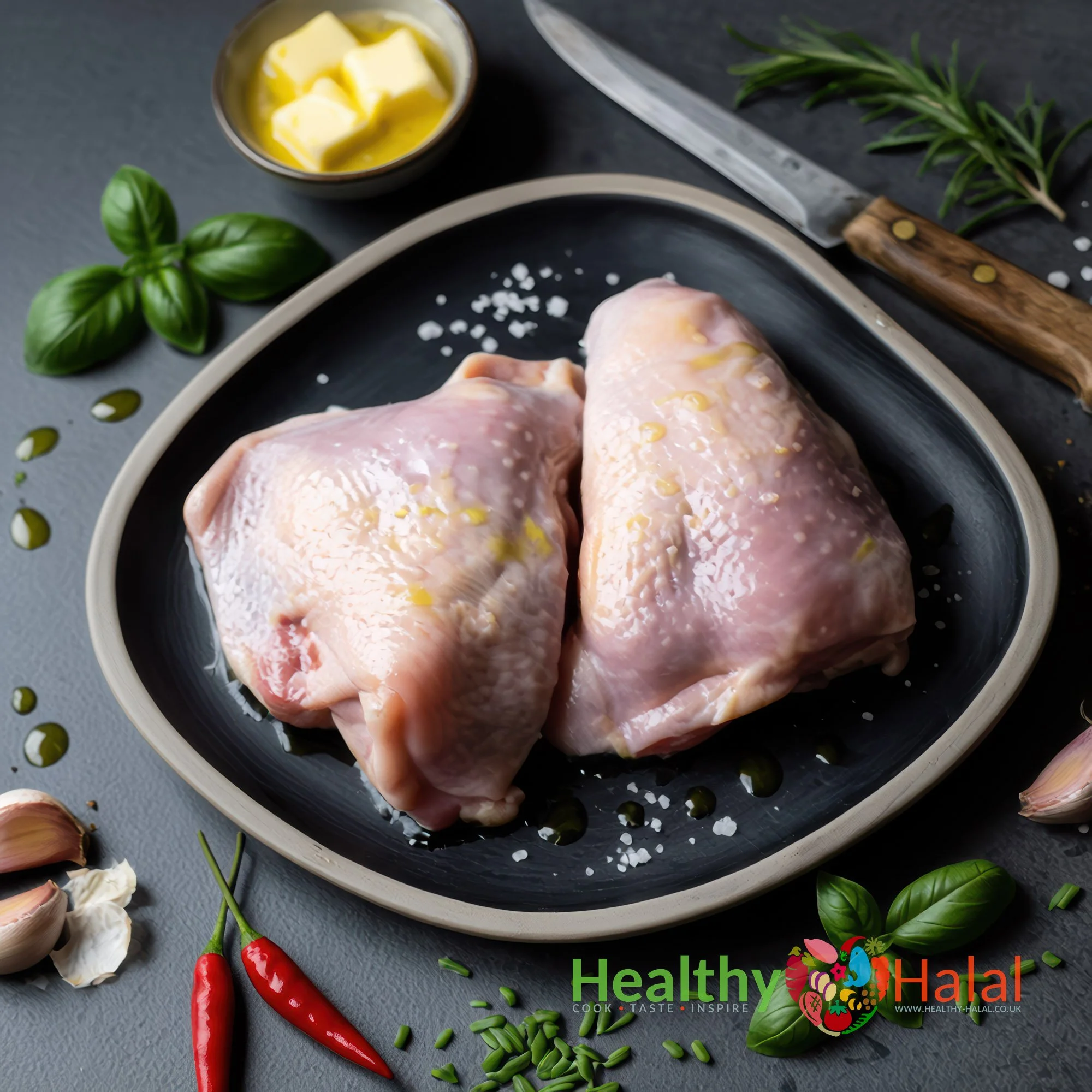 Halal Fresh Turkey Oyster Thighs - Healthy Halal