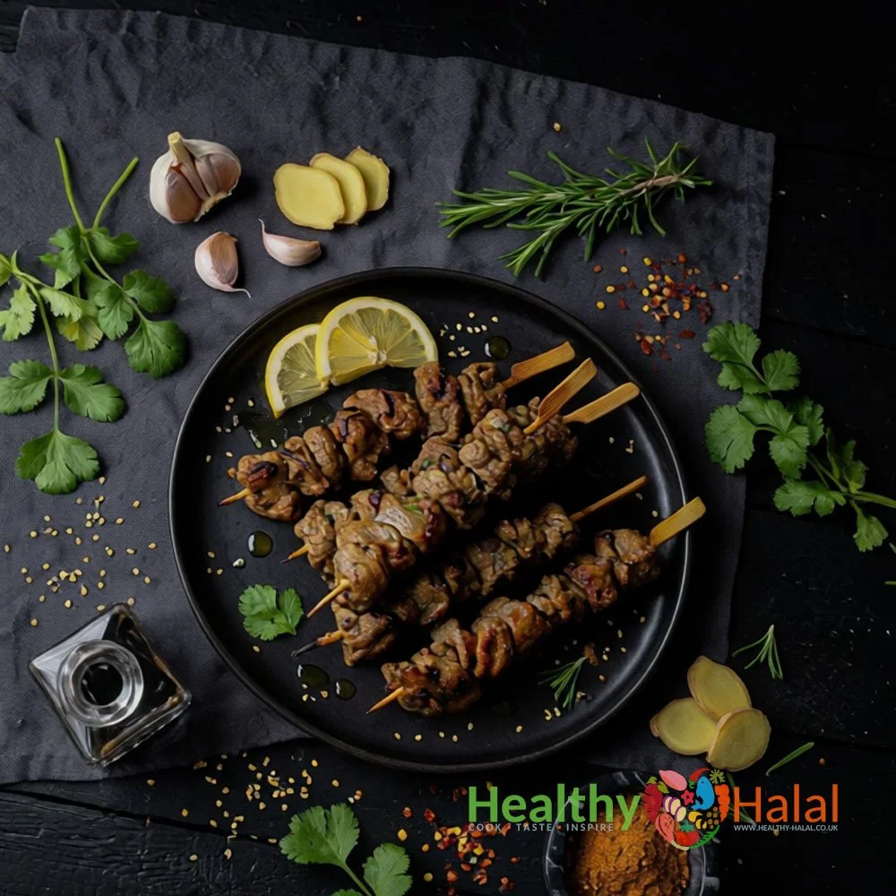 Chilli & Rosemary Herbed Lamb Skewers - Healthy Halal
