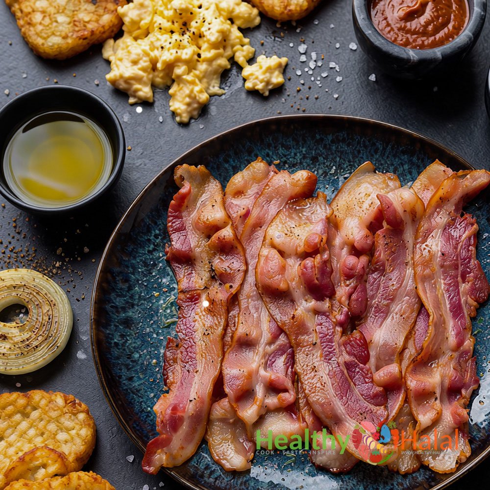Beef Rashers Breakfast Style Healthy Halal