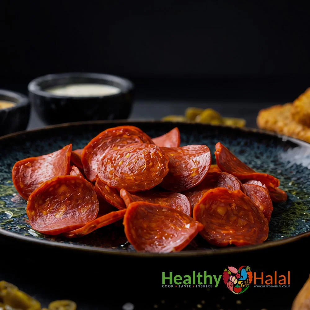 Premium Sliced Beef Pepperoni Healthy Halal