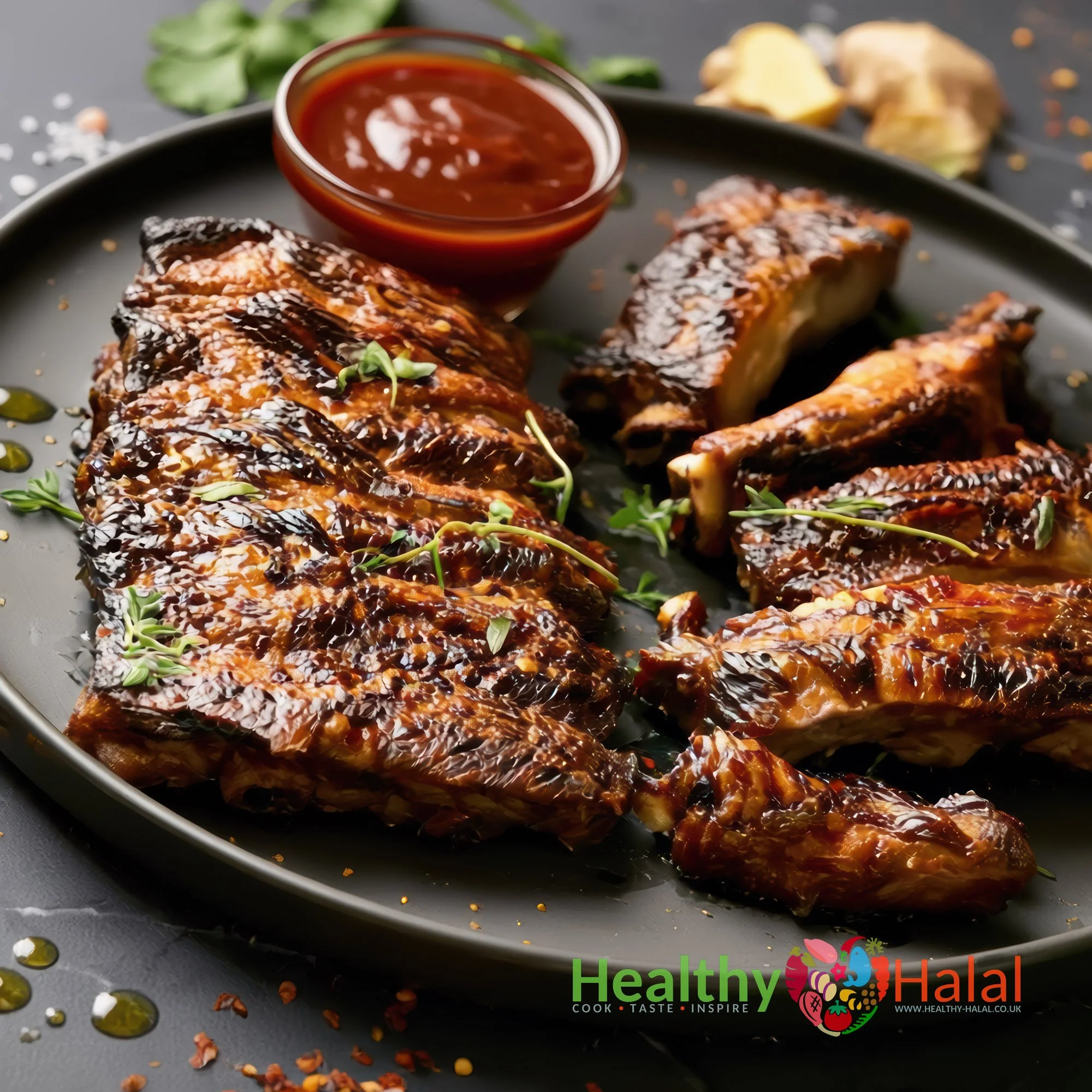 Asian Influence Lamb Spare Ribs - Healthy Halal
