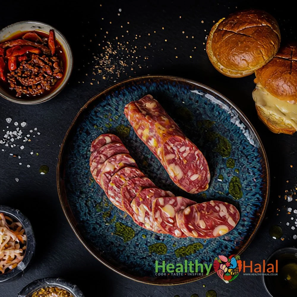 Smoked Turkey and Beef Salchichon Healthy Halal