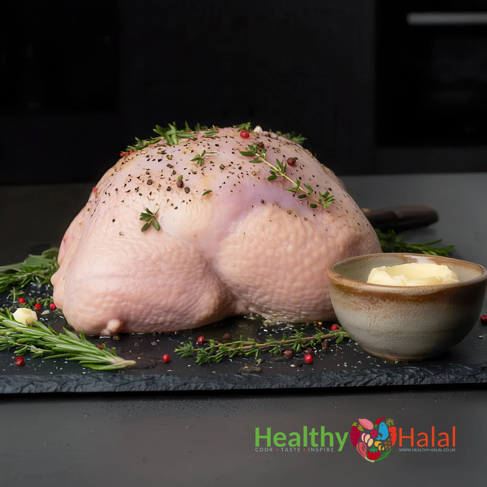 Fresh Halal Boneless Large Turkey Crown - Healthy Halal