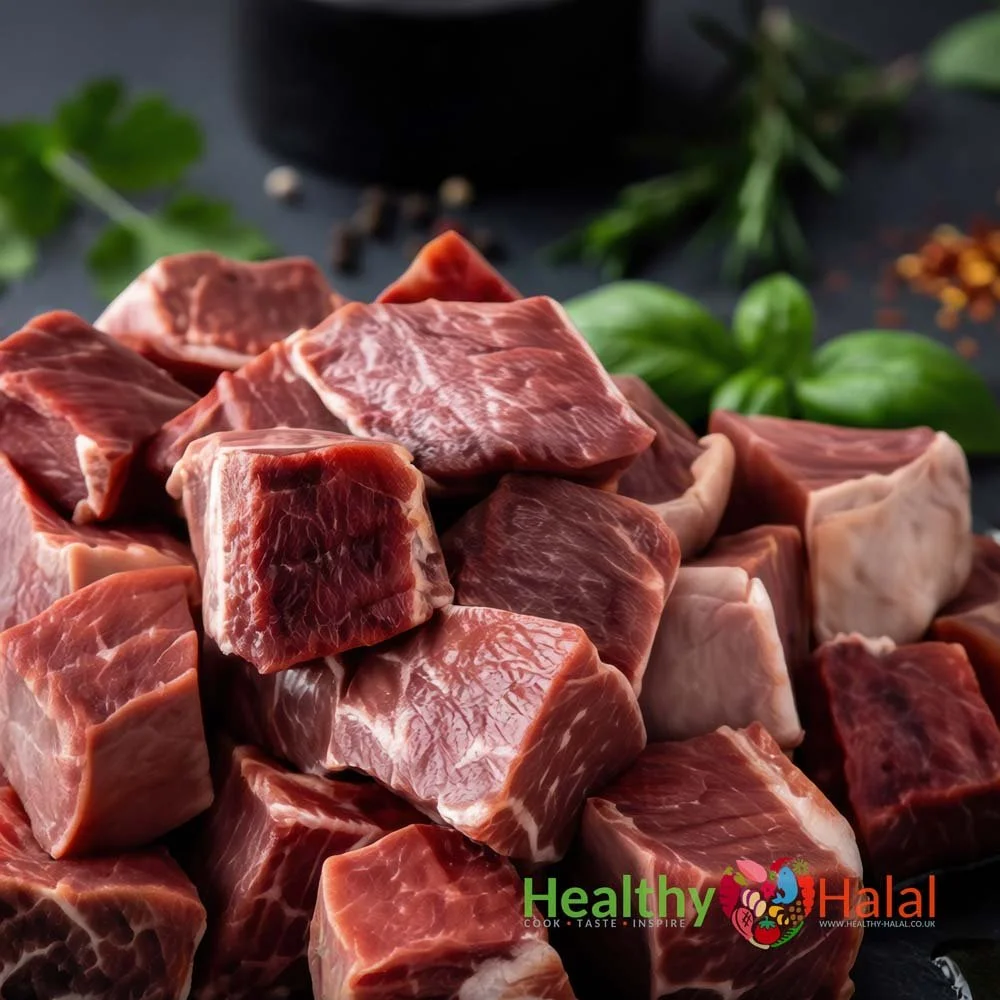 Halal Boneless Diced Goat Meat - Healthy Halal