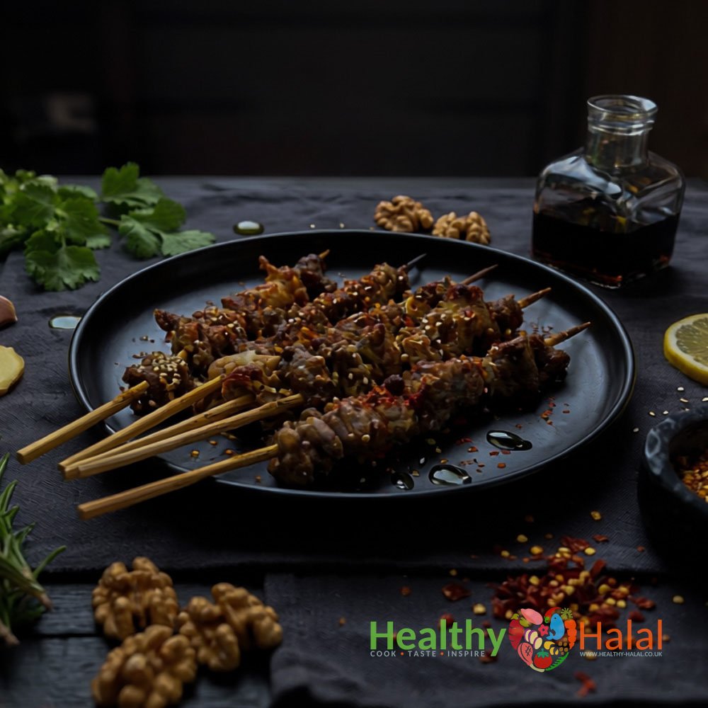 Thai Inspired Lamb Satay Skewers - Healthy Halal