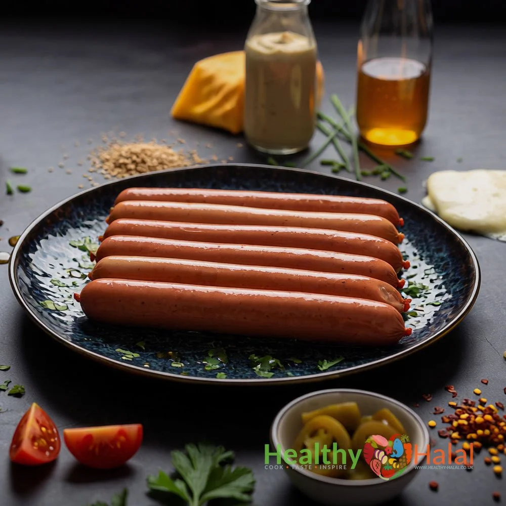 Halal Chicken & Garlic Hotdogs - Healthy Halal