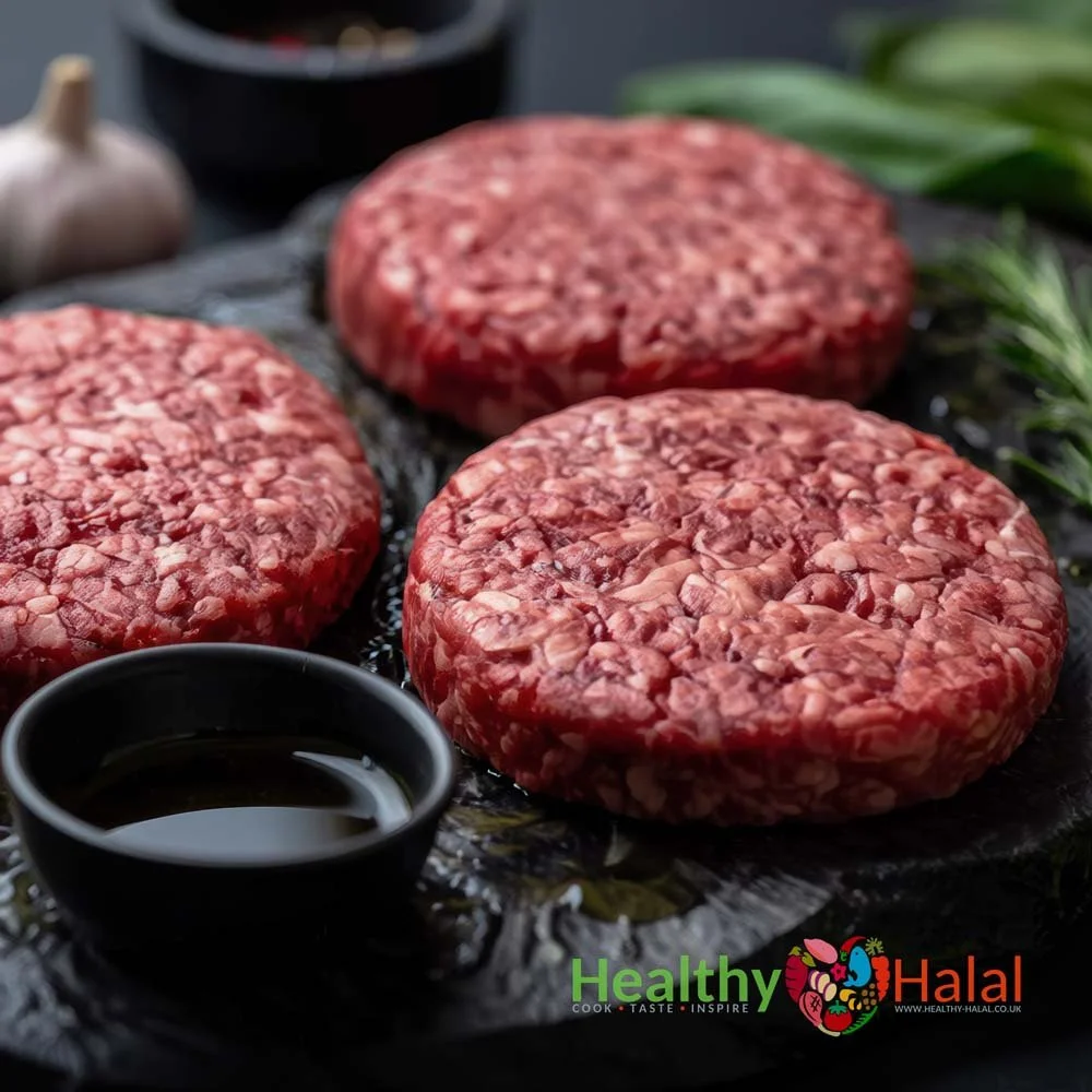 Organic Hand Made Gourmet Lamb Burgers - Healthy Halal