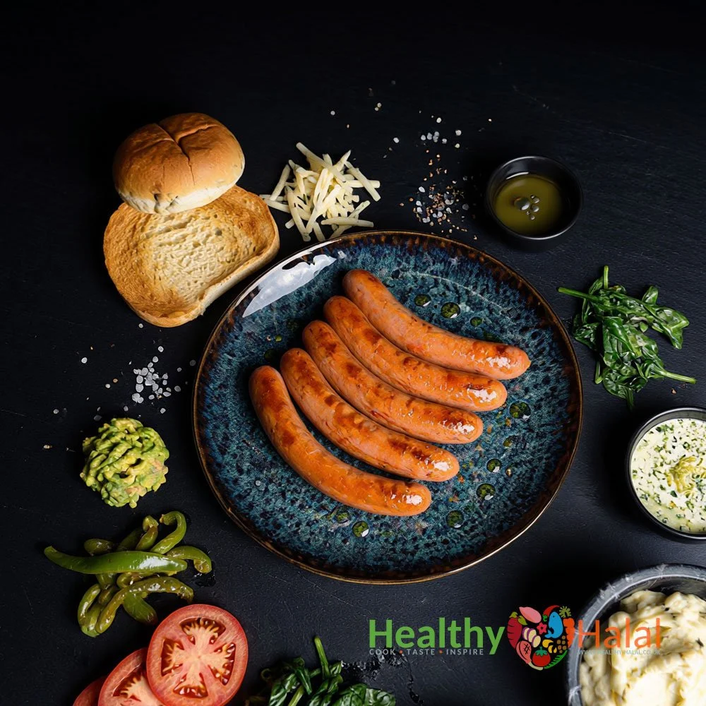Jumbo Halal Chicken Sausages - Healthy Halal