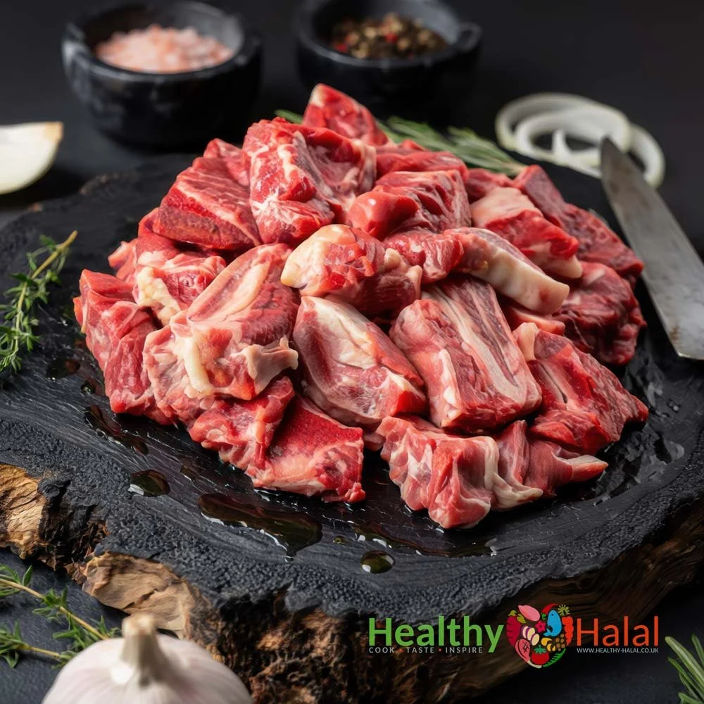 Mix Diced Beef (Bone-in) - Healthy Halal