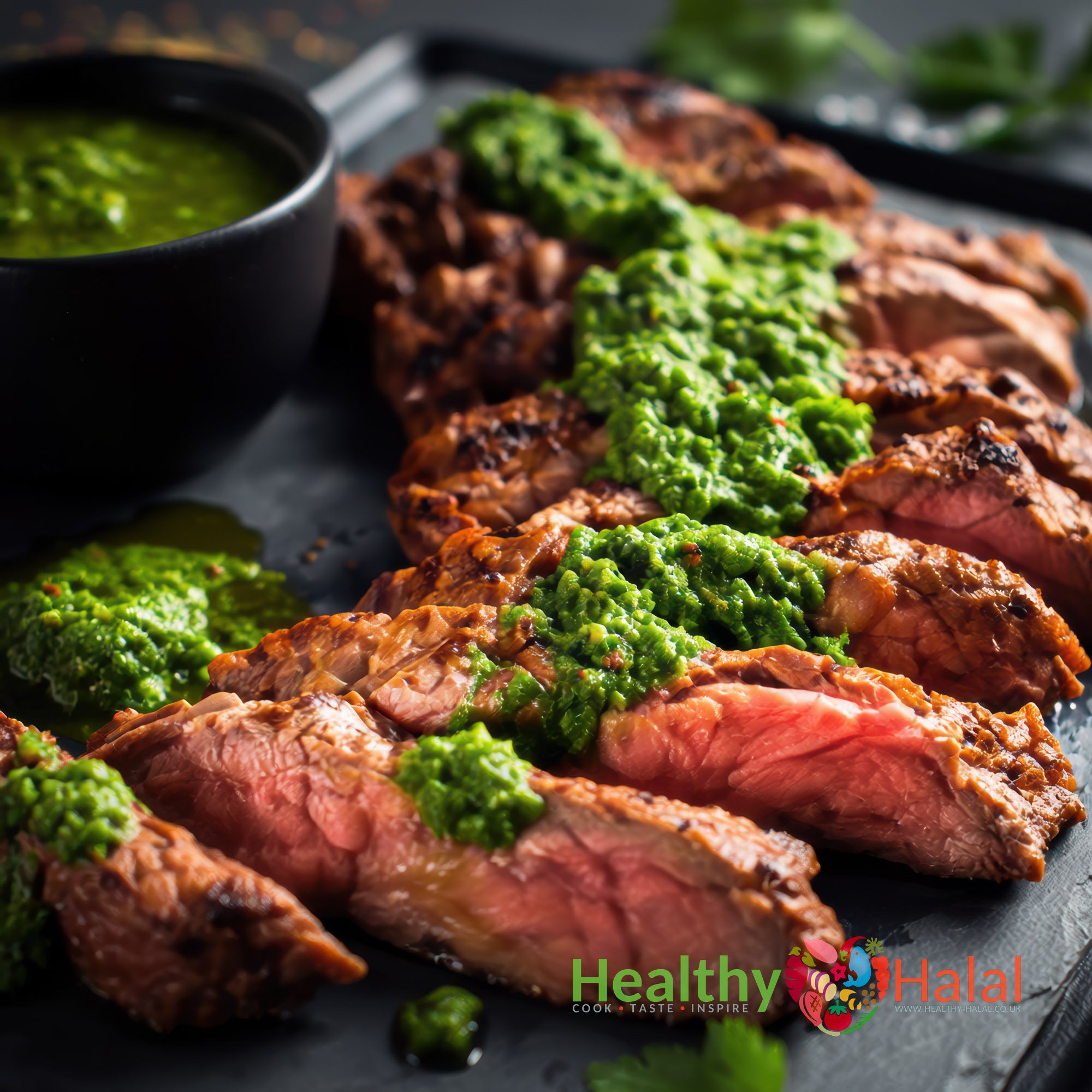 Chimichurri Beef Strips Stir-Fry - Healthy Halal