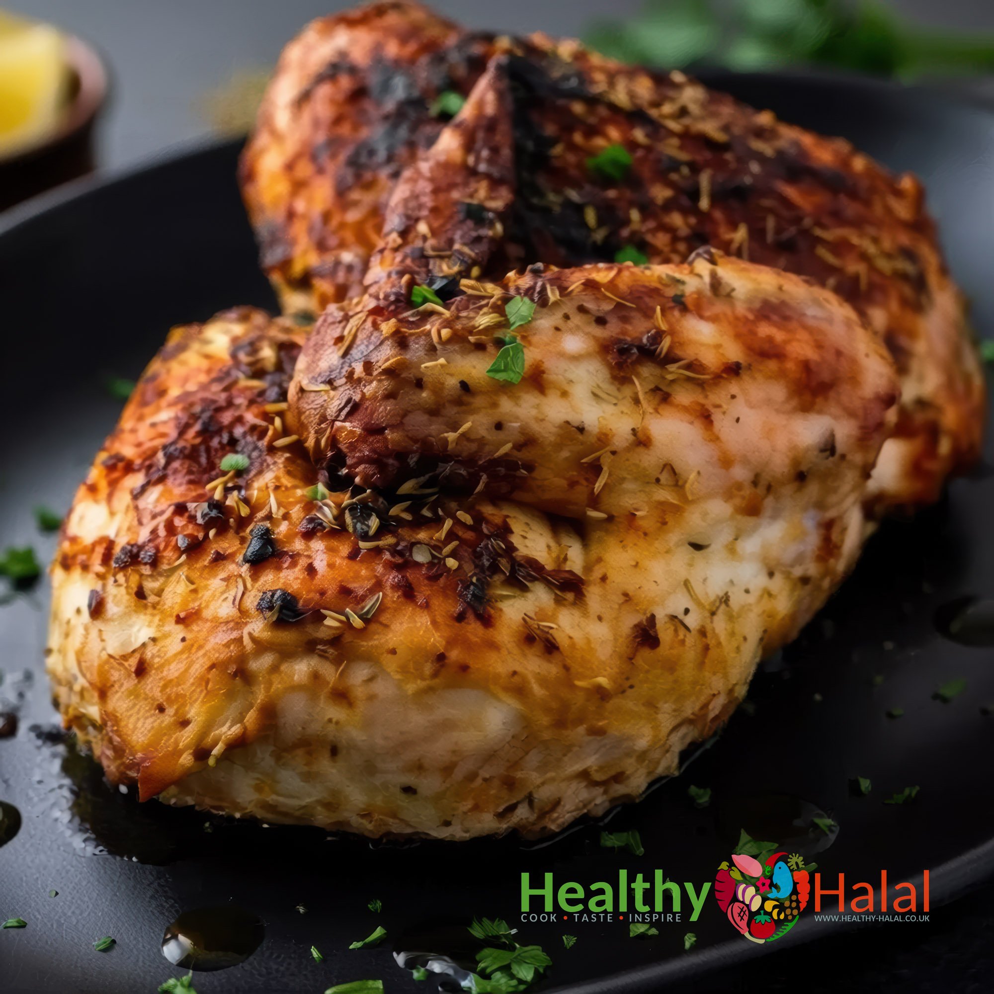 Classic Italian Half Chicken - Healthy Halal