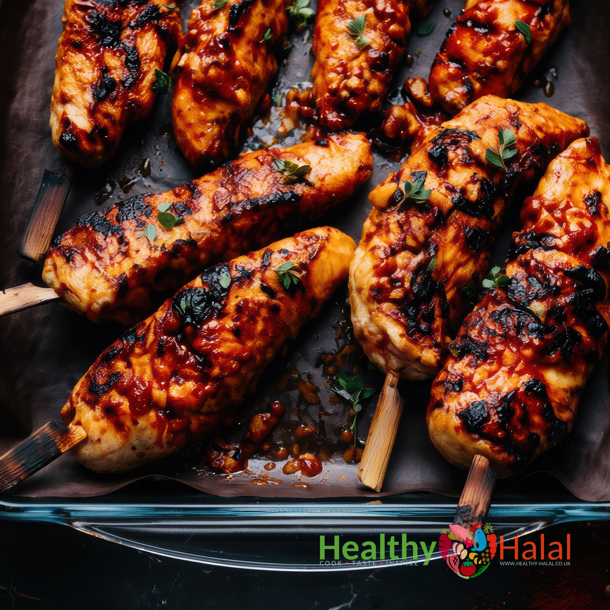 Kickin' Lemon & Harissa Chicken Skewers - Healthy Halal
