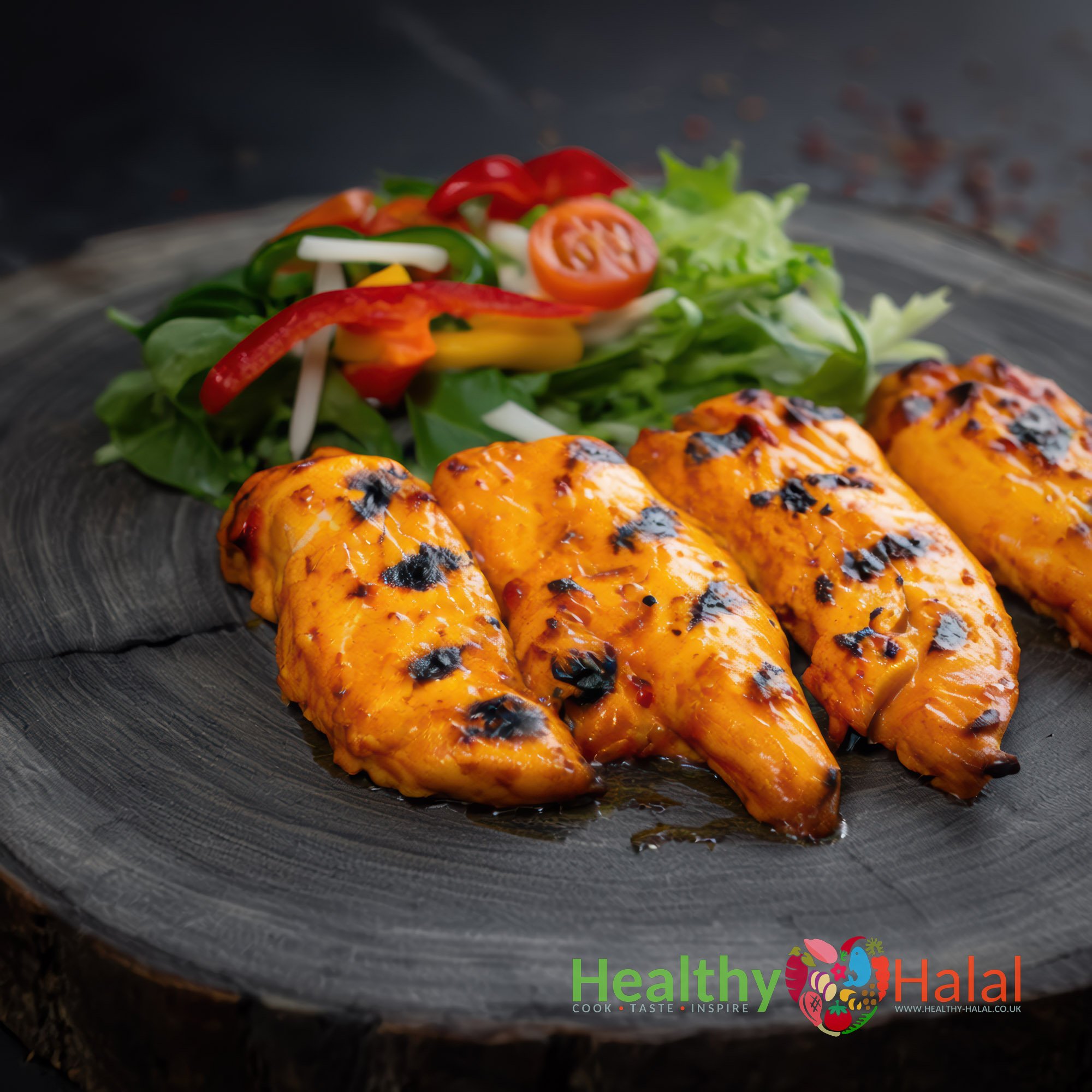 3kg Peri Peri Chicken Breast Strips - Healthy Halal