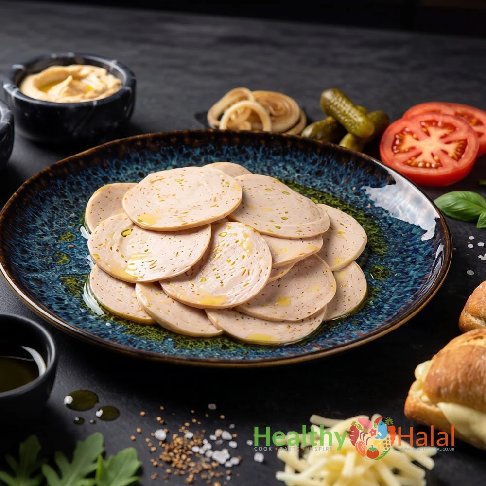 Halal Chicken & Beef Garlic Salami - Healthy Halal