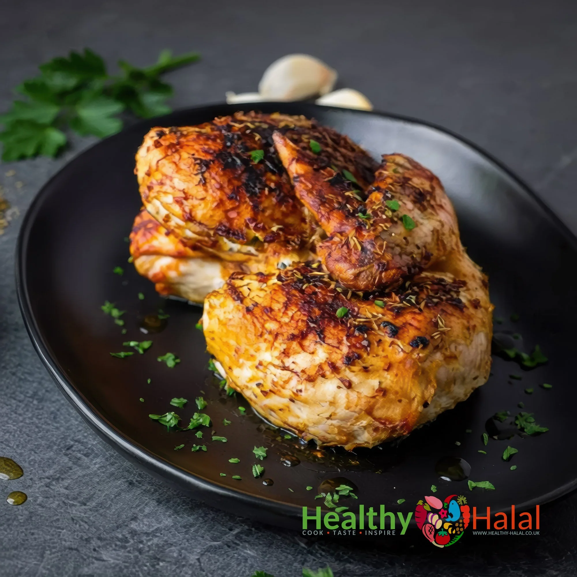 Classic Italian Half Chicken - Healthy Halal