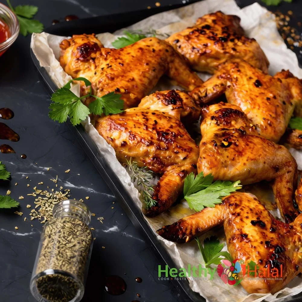 Lebanese Inspired Chicken Wings - Healthy Halal