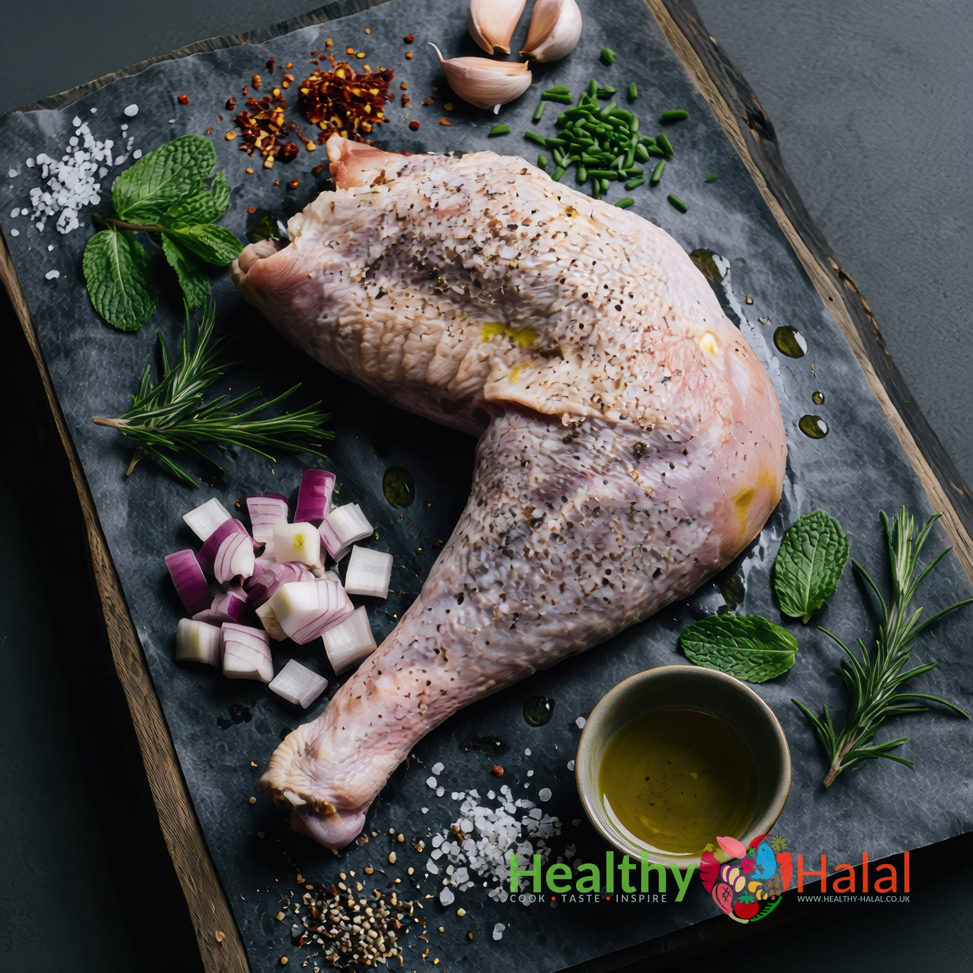 Halal Whole Turkey Leg - Healthy Halal
