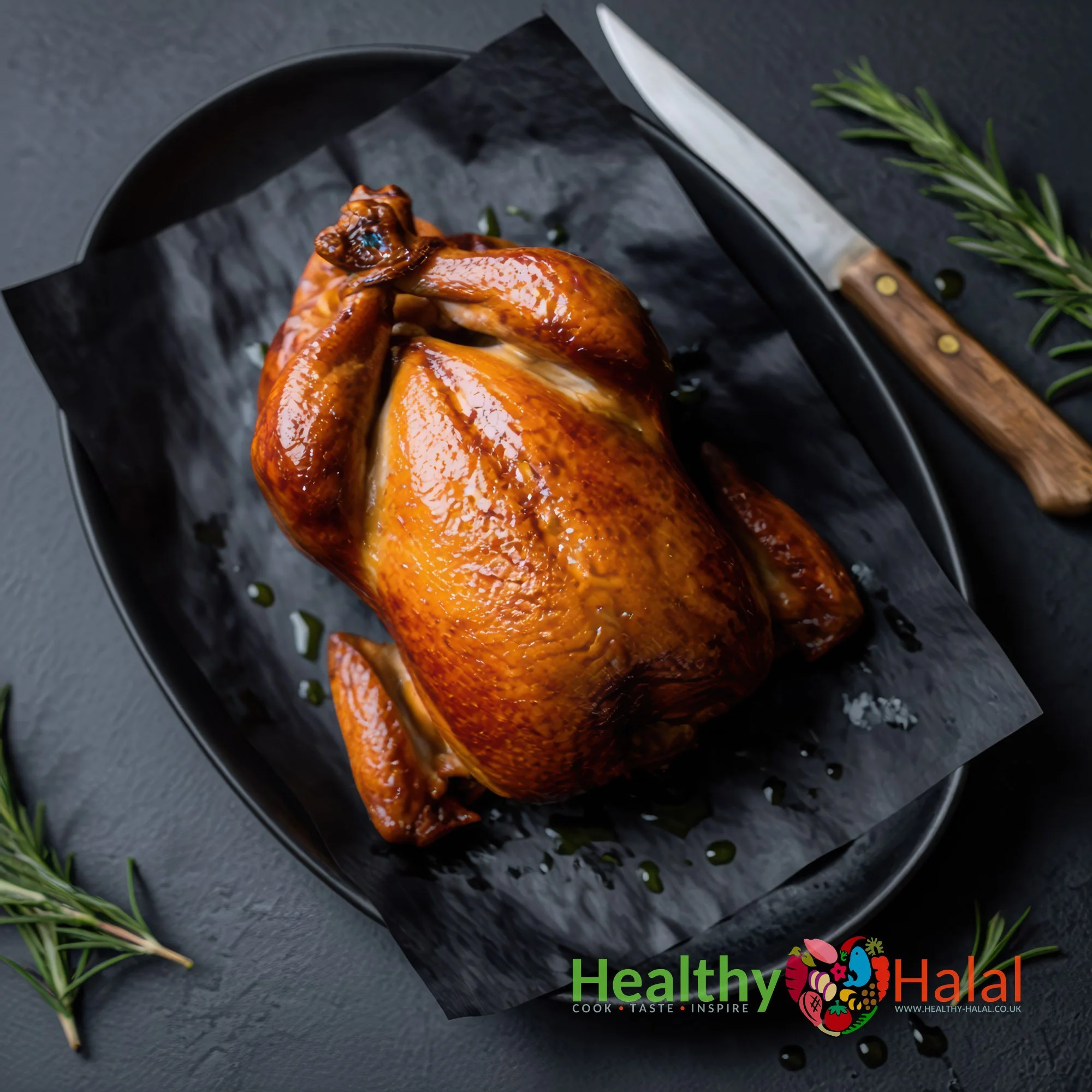 Halal Whole Smoked Hen - Healthy Halal