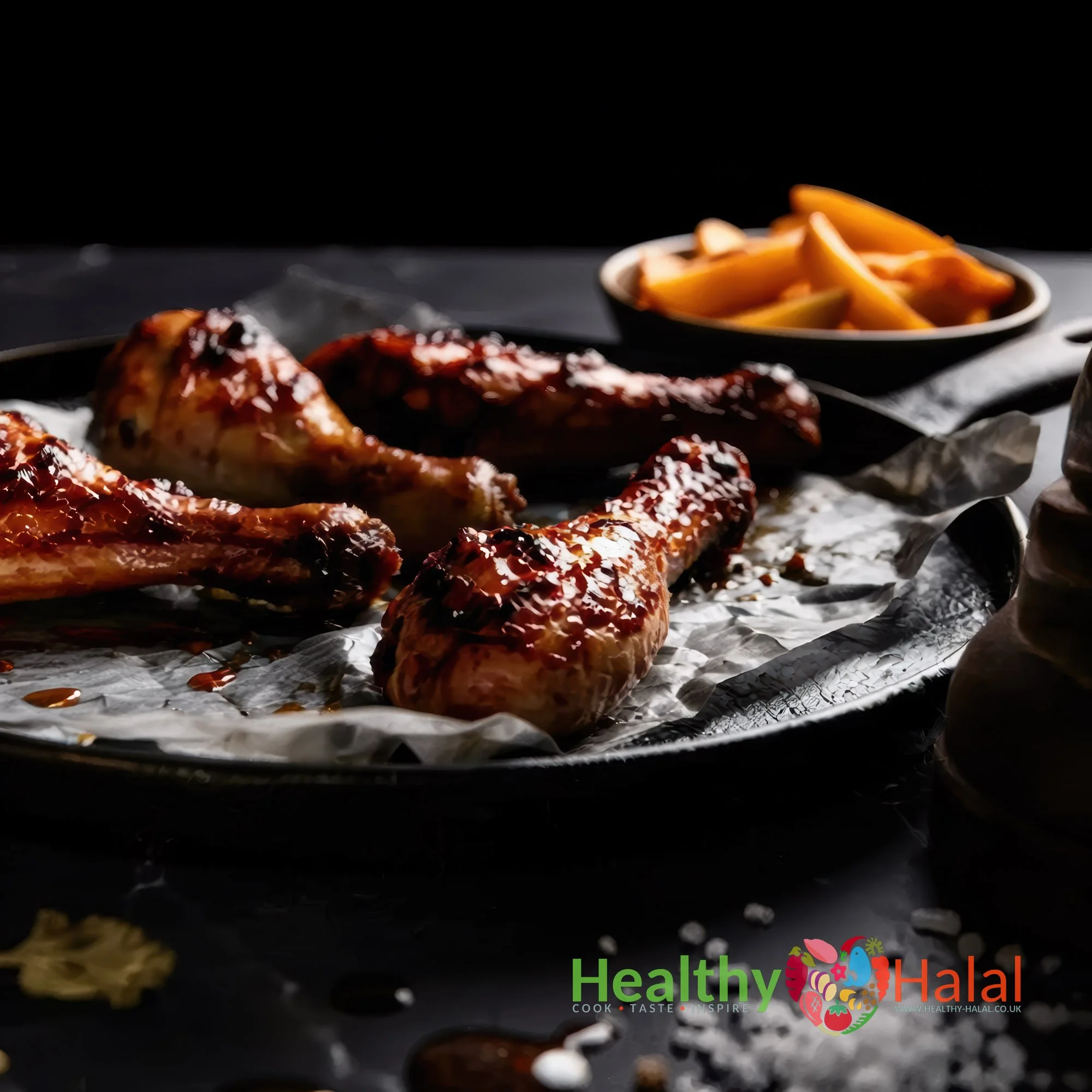 Latin America Saucy BBQ Chicken Drumsticks - Healthy Halal