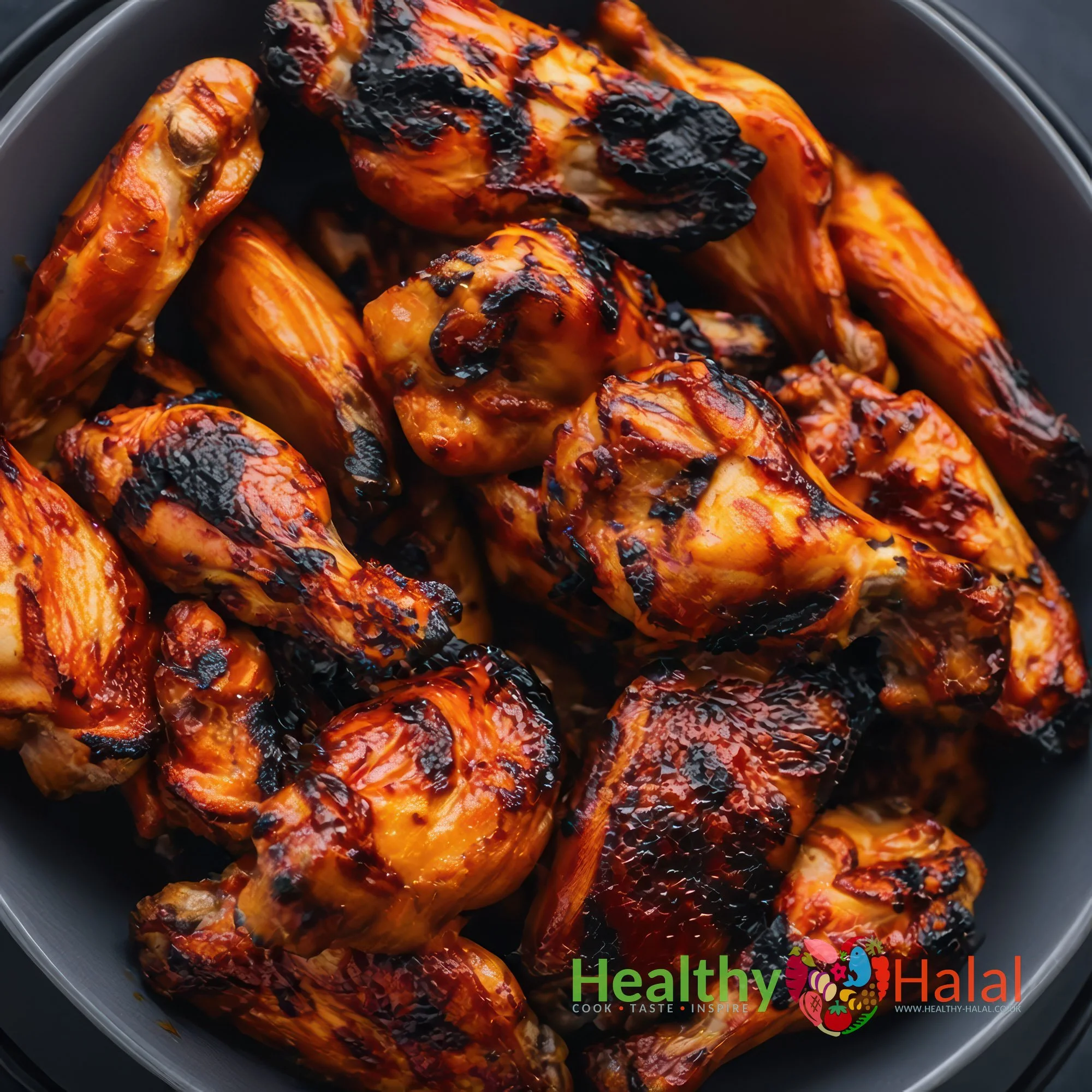 Brazilian Burst Chicken Wings - Healthy Halal