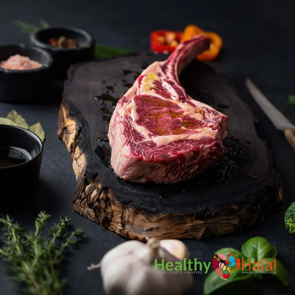 Angus Beef Tomahawk Steak - Healthy Halal