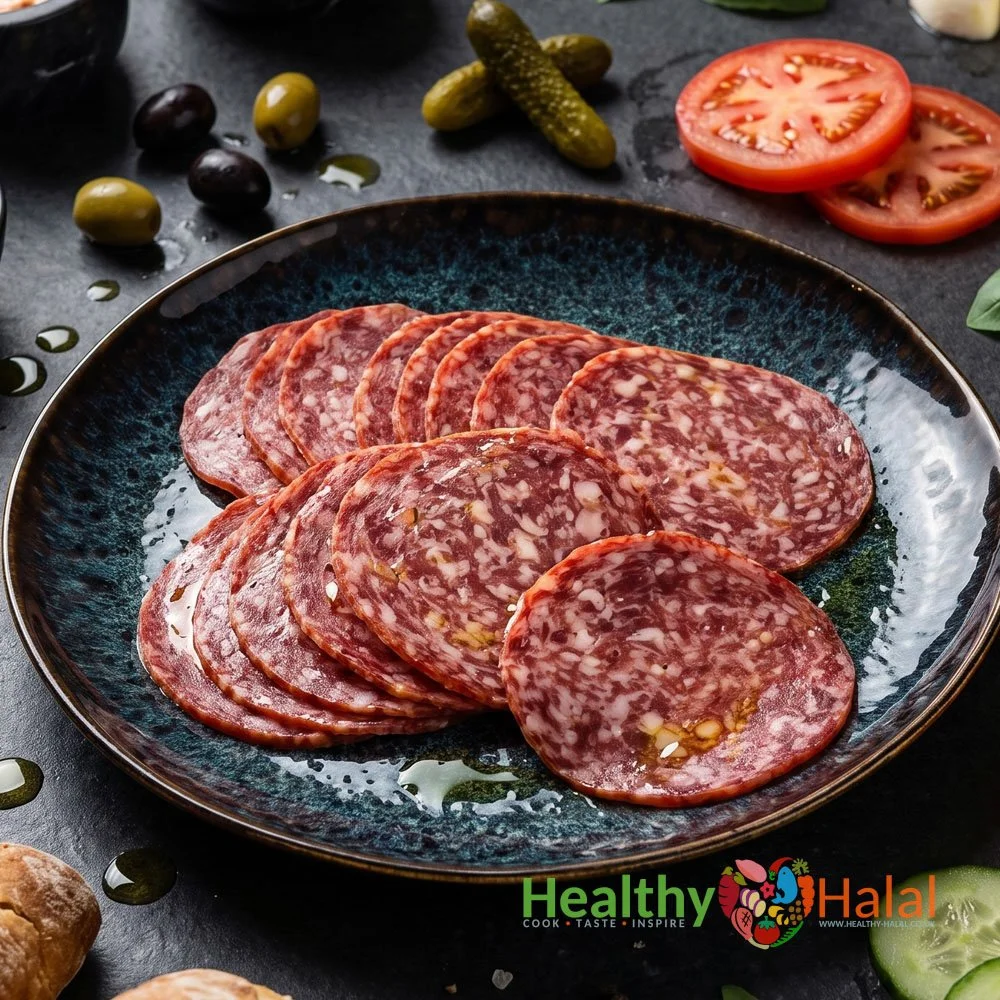 Halal Sliced Artisan Beef Salami - Healthy Halal