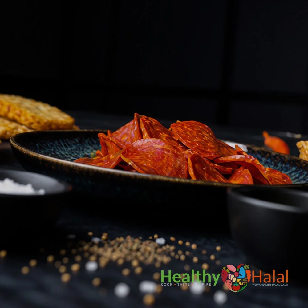 Premium Sliced Beef Pepperoni Healthy Halal