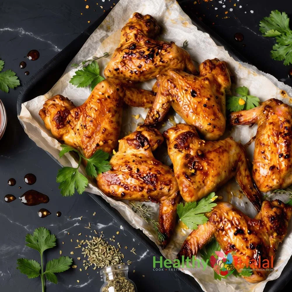 Lebanese Inspired Chicken Wings - Healthy Halal