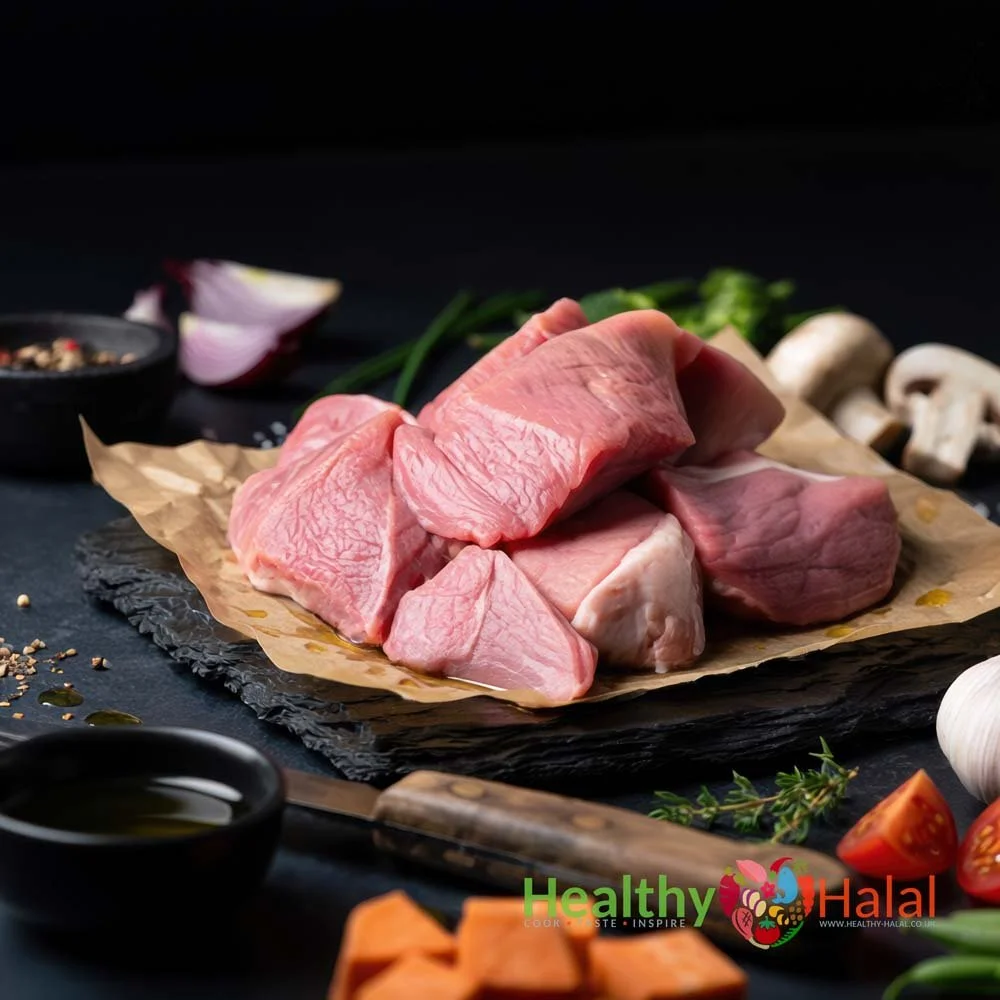 Boneless Veal Diced - Healthy Halal