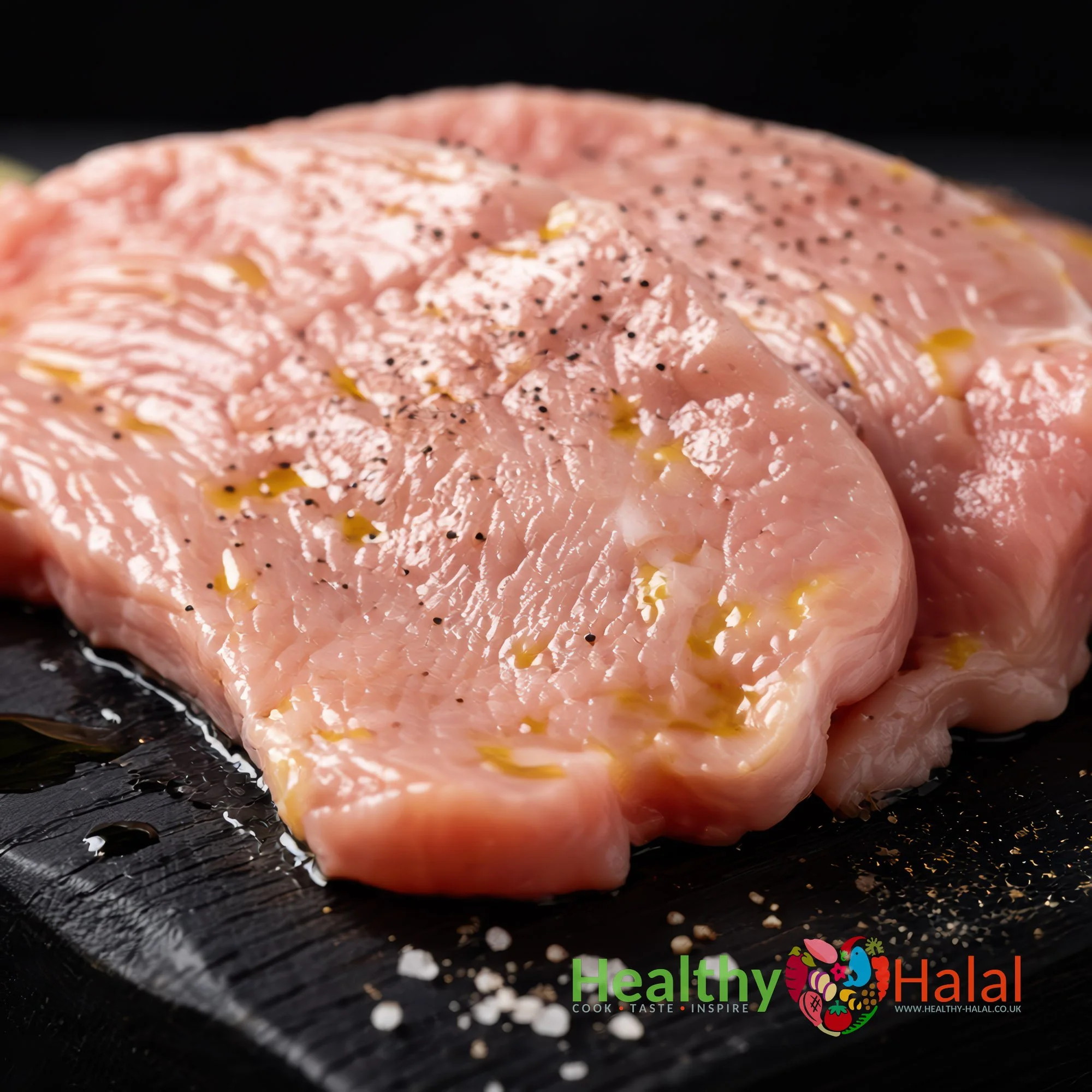 Halal Boneless Turkey Breast Cutlet Steaks - Healthy Halal