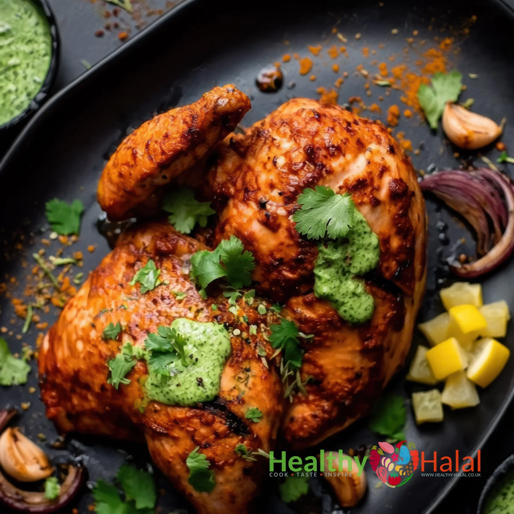 Brazilian Burst Half Chicken - Healthy Halal