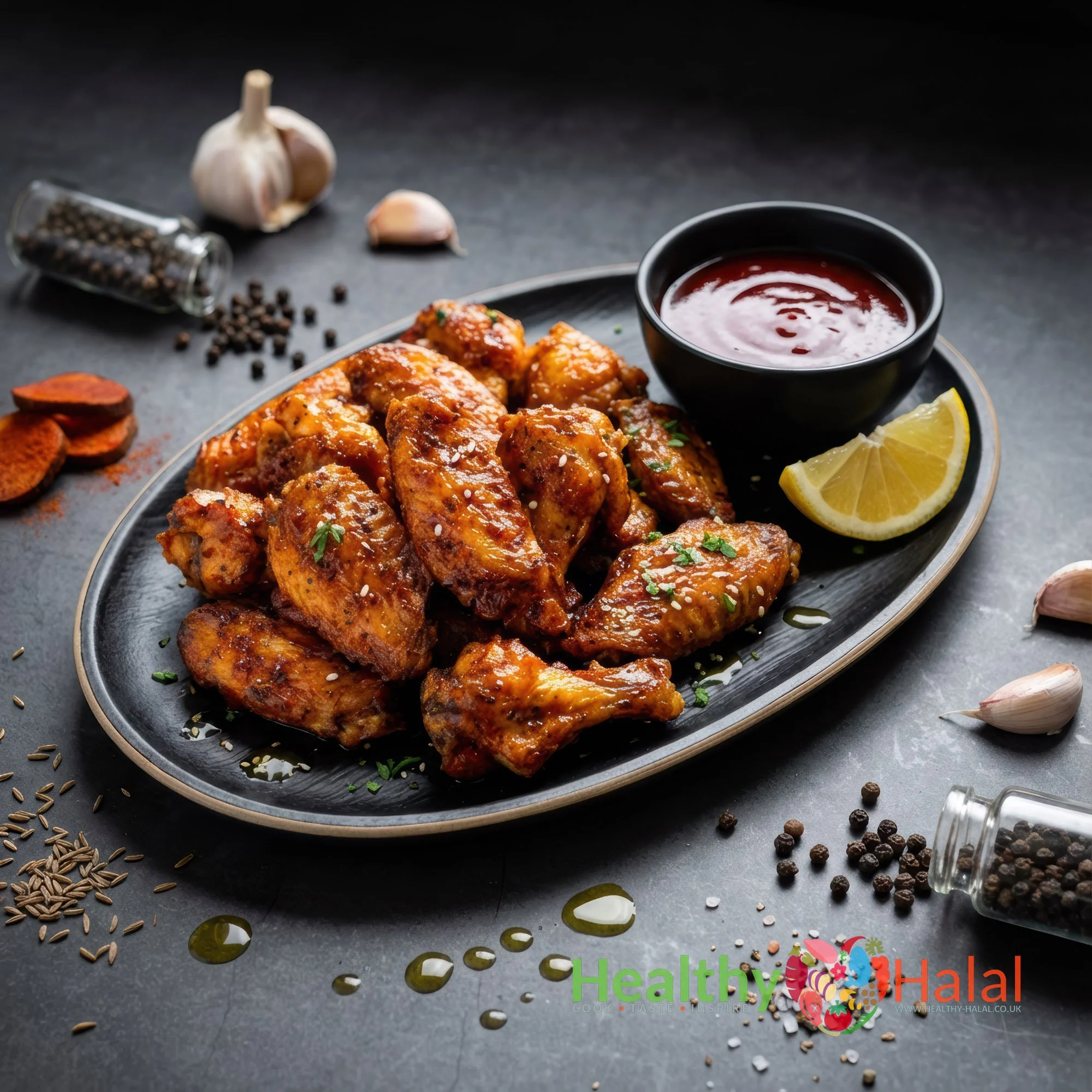 Libyan Style Chicken Wings - Healthy Halal