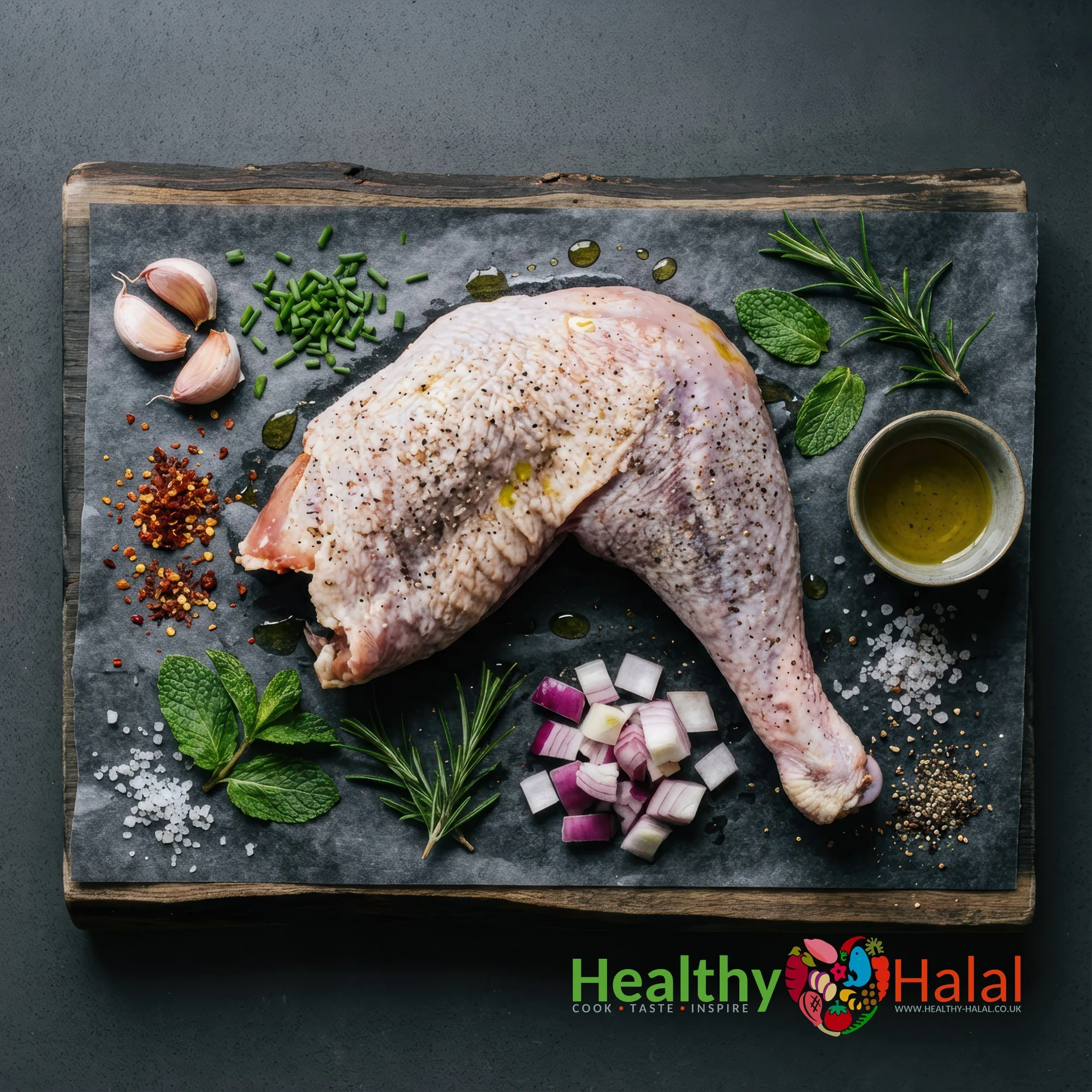 Halal Whole Turkey Leg - Healthy Halal