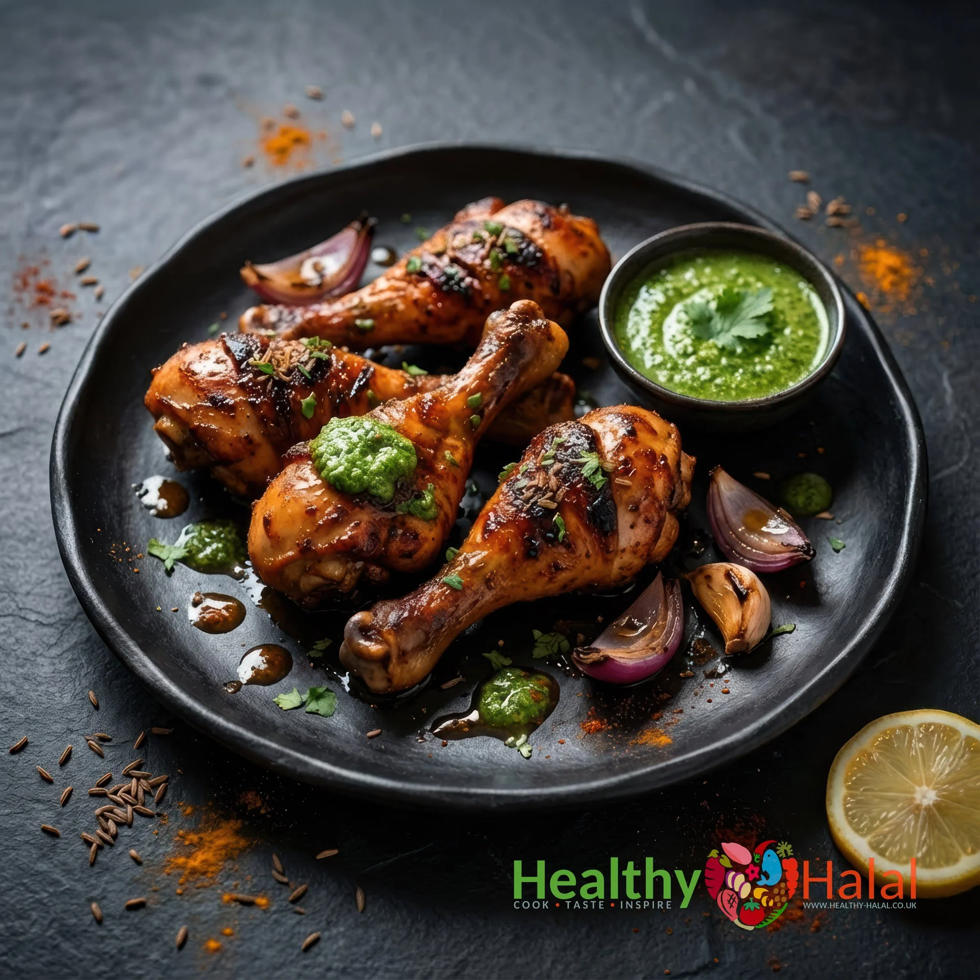 Brazilian Burst Chicken Legs - Healthy Halal