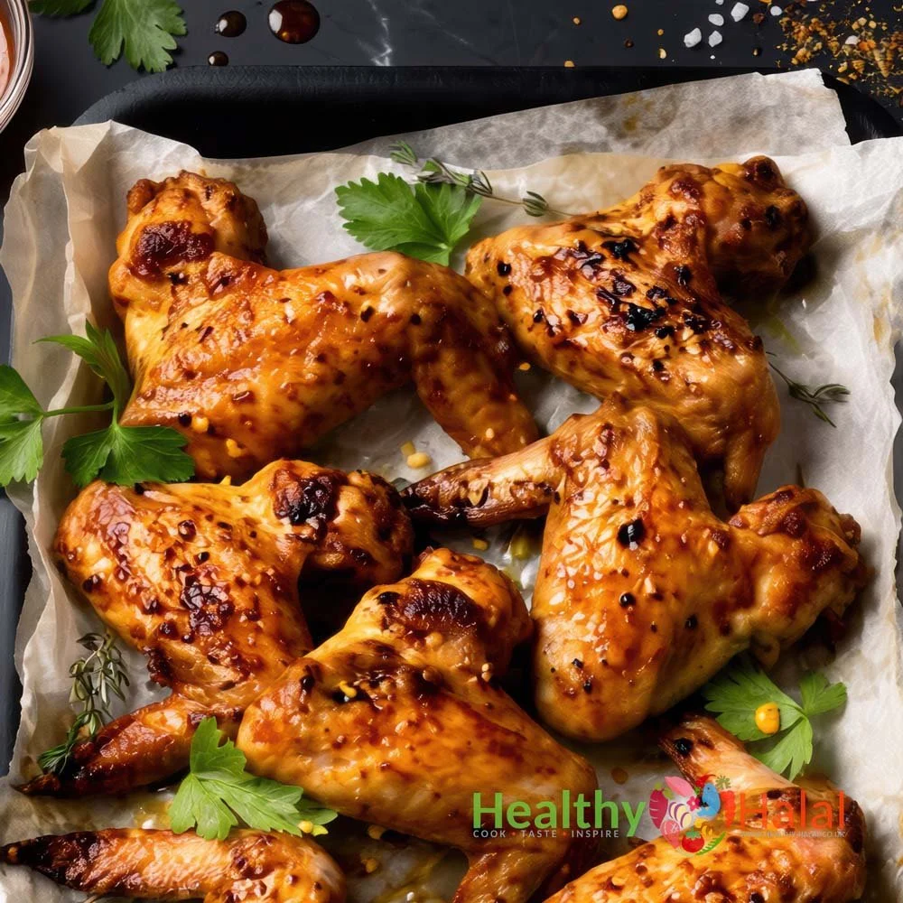 Lebanese Inspired Chicken Wings - Healthy Halal