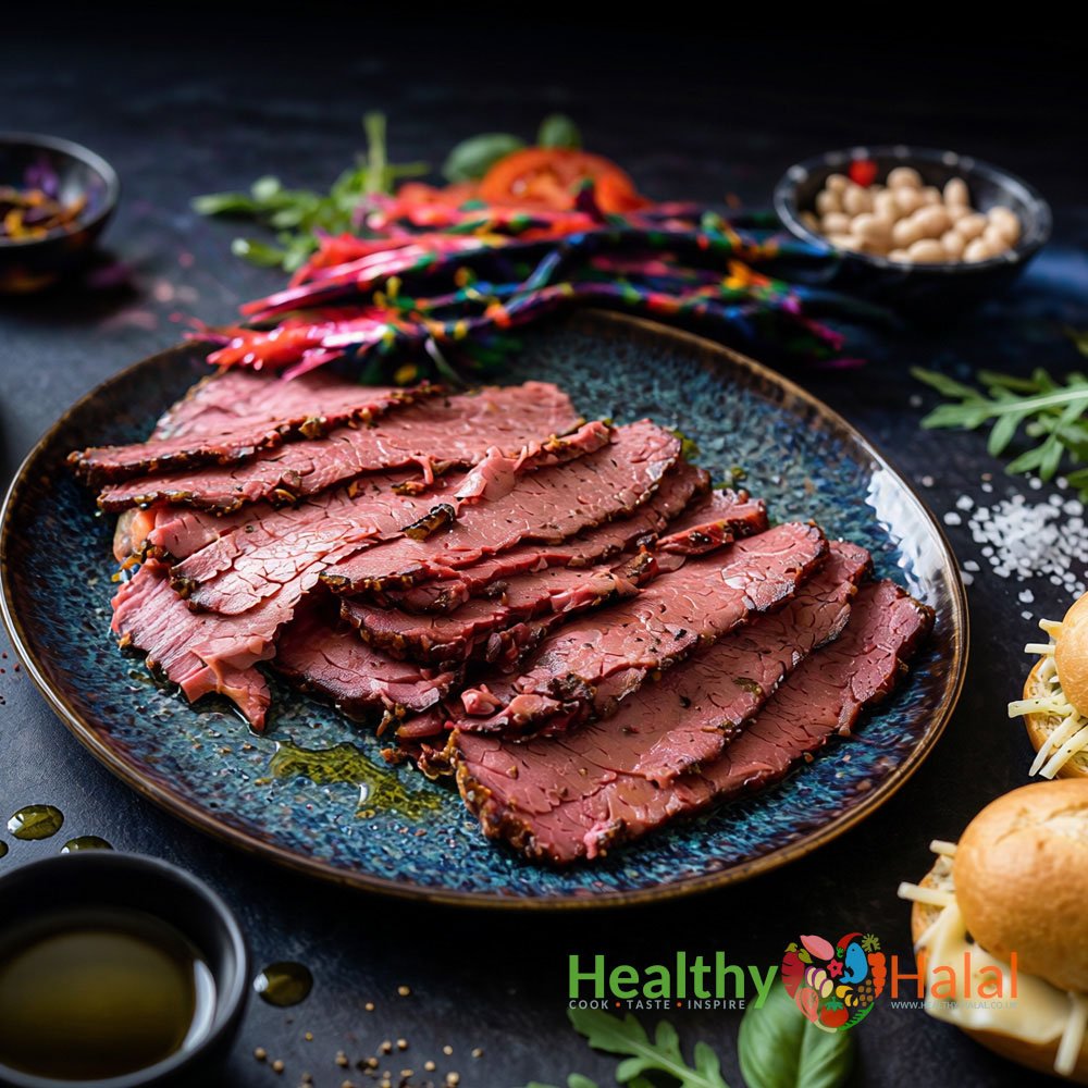 Halal Beef Pastrami With Black Pepper - Healthy Halal